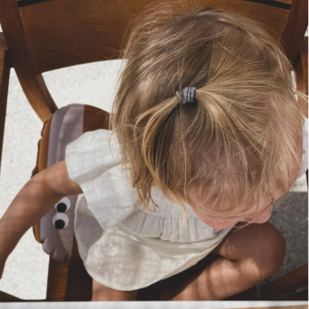 Noui Noui Have A Seat Stripes Nude/Mustard - Stylish Baby Bouncer for Comfortable Seating at Home or Outdoors