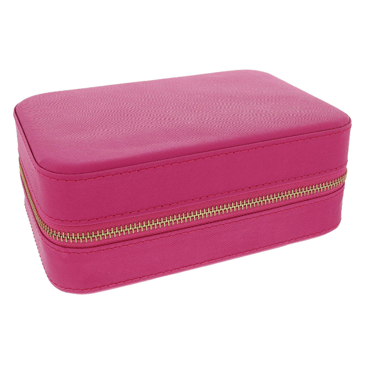 Stylish Hot Pink Jewelry Organizer Box - Jane Marie Collection for Necklaces, Rings & Earrings - Perfect for Travel, Home Storage & Gift Giving