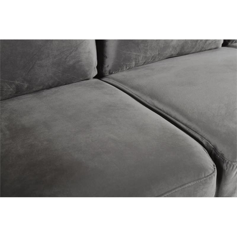 Alani Modern Classic Sofa & Loveseat Set - Soft Grey Upholstered Living Room Furniture for Small Spaces | Perfect for Apartments, Condos & Cozy Homes