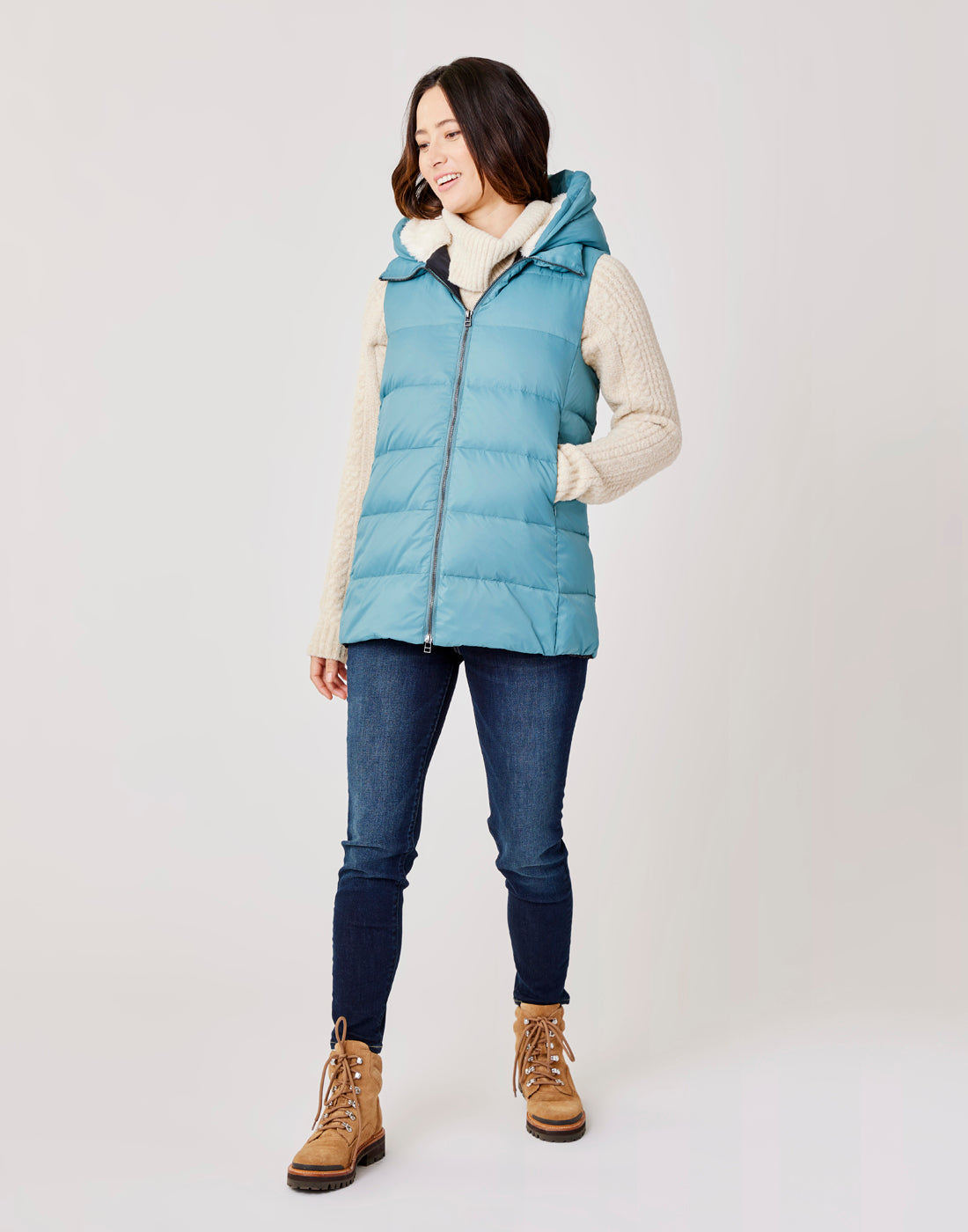 Davos Down Vest for Men & Women - Lightweight Hydro-Resistant Puffer Vest for Outdoor Activities, Hiking & Winter Sports - FINAL SALE