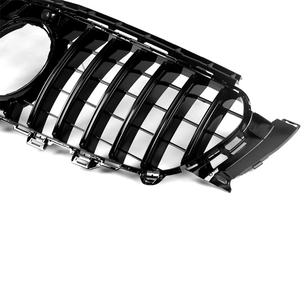 Premium Black Front Grille for Mercedes Benz W213 E250 E350 E400 (2017-2020) | Direct Fit Replacement | Enhances Style & Aerodynamics | Perfect for Upgrades & Customization