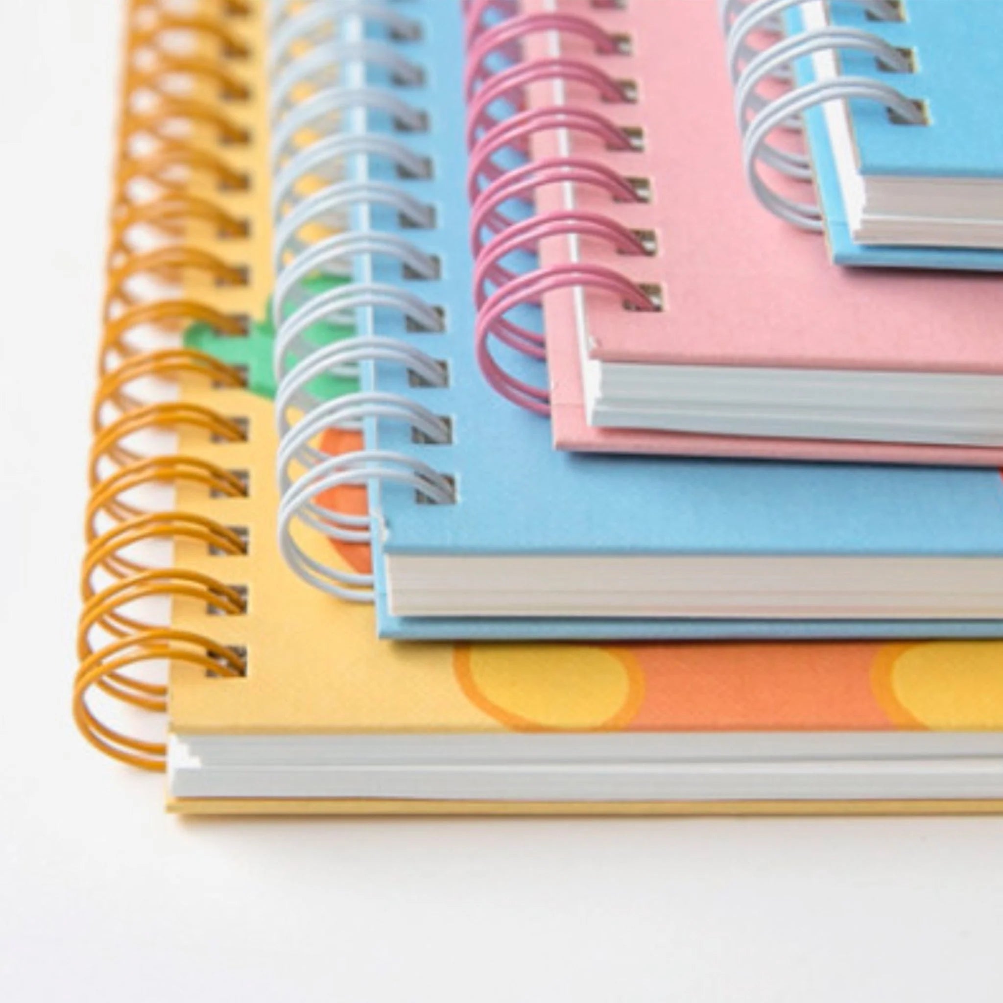 Little Friends Index Ruled Spring Notebook - Small Spiral Bound Notepad for School, Office & Journaling - Perfect for Notes, Lists & Creative Writing