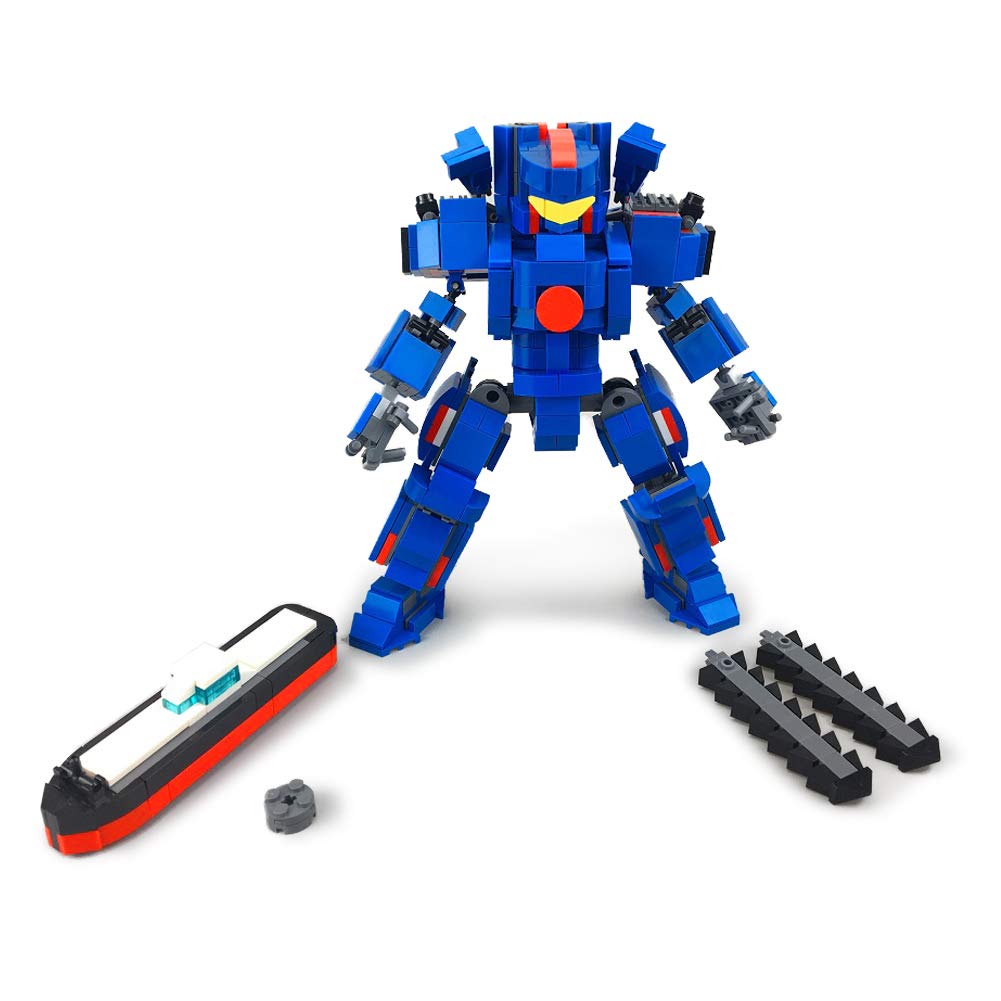 Dangerous Wanderer MOC Frame Mech Robot Building Blocks Set - 590 Pieces STEM Toy for Adults & Kids | Creative Construction, DIY Projects & Collectible Display