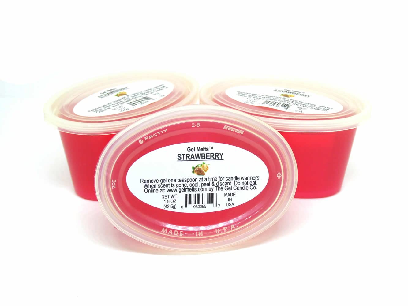 3 Pack Strawberry Scented Easy Peel Gel Melts for Wax Warmers & Candle Burners | Aromatherapy Home Fragrance | Perfect for Relaxation, Spa Nights & Room Freshening