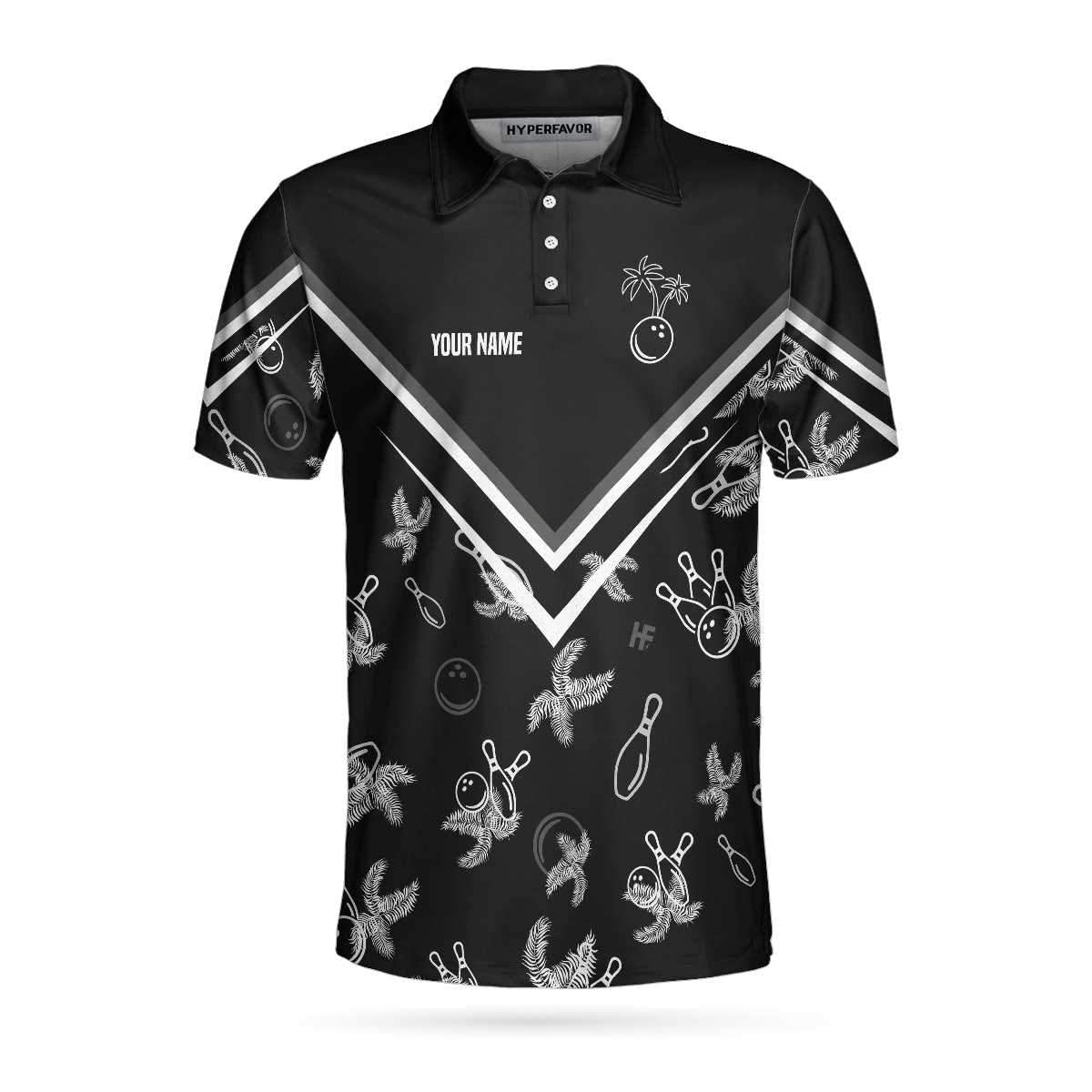 Custom Bowling Shirts for Men | Personalized Short Sleeve Polo Shirts | Team Uniform & League Play | HYPERFAVOR