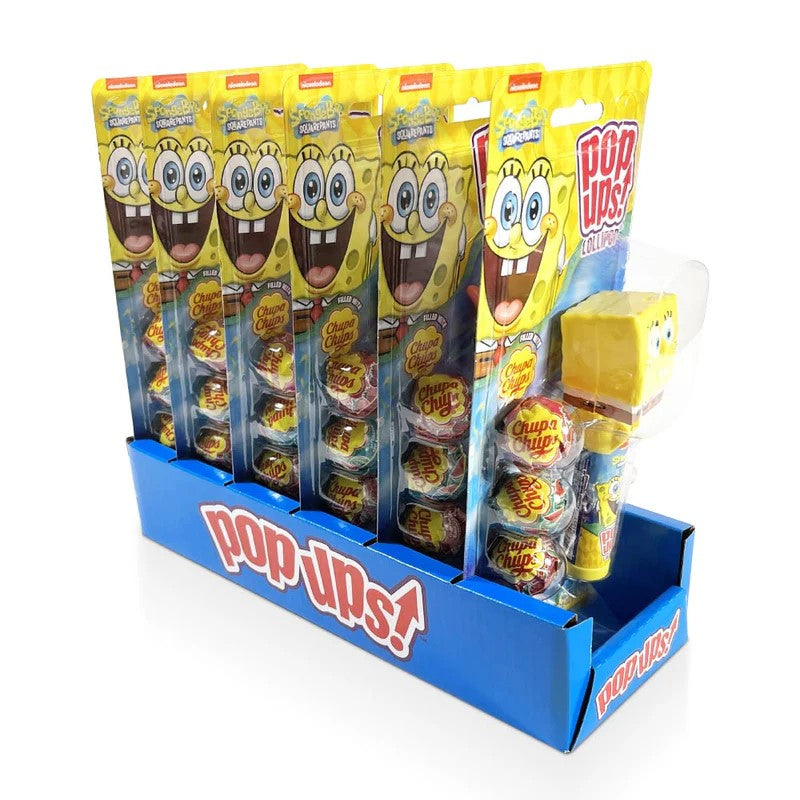 Spongebob Squarepants Gummy Candy - 6 Pack (1.26oz Each) | Bulk Candy for Parties, Movie Nights & Kids Snacks | Fun Cartoon Character Treats for Birthdays & Halloween