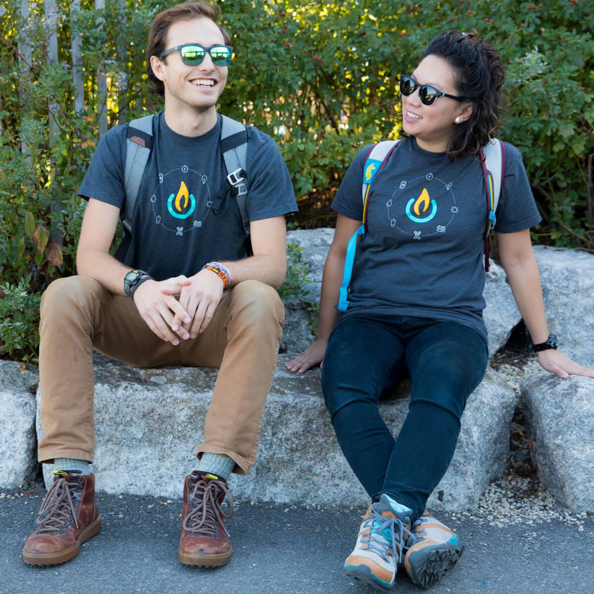 BioLite Official Cotton T-Shirt for Men & Women - Comfortable & Eco-Friendly Outdoor Apparel for Camping, Hiking & Travel