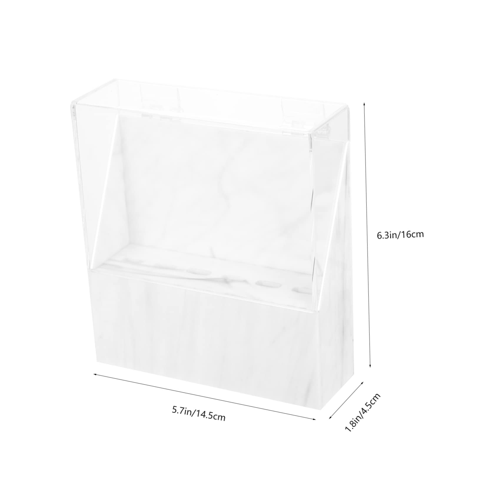 6-Compartment Acrylic Eyelash Tweezers Holder - Salon Tweezers Organizer Rack for Display & Storage - Practical Beauty Tool Shelf for Lash Extensions & Makeup Artists (Salon, Home, Professional Use)
