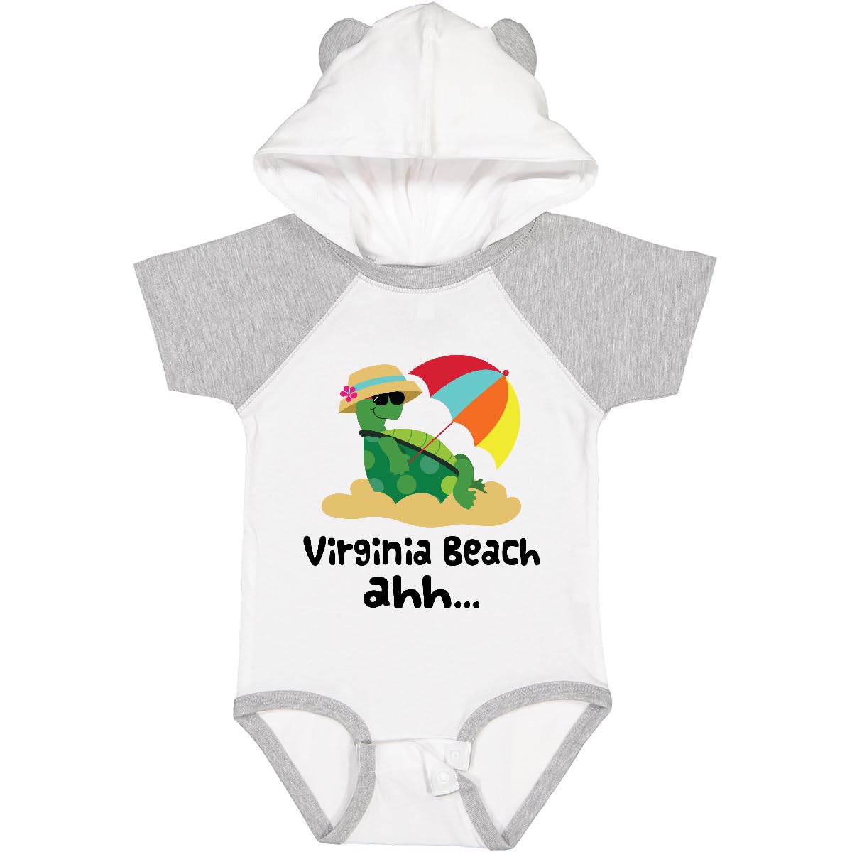Inktastic Virginia Beach Virginia Baby Bodysuit - Soft Cotton Infant Onesie for Boys & Girls - Perfect for Beach Vacations, Family Outings & Photo Shoots