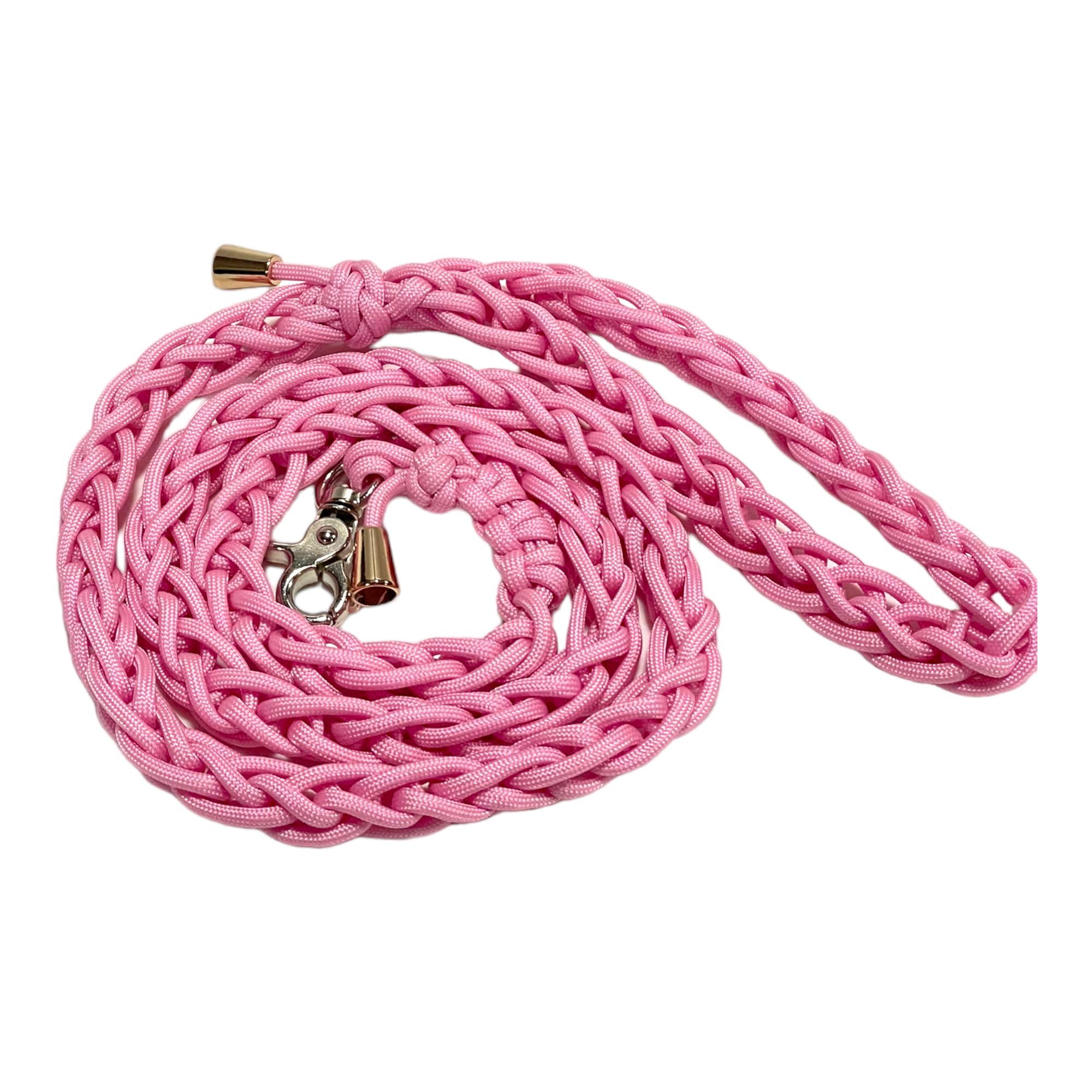 Extra Soft Martingale Dog Collar and Leash Set - 2 Inch Wide Adjustable (14”-18”) for Greyhound, Saluki, Whippet & Similar Breeds - Comfortable Pink Training Collar for Walks, Grooming & Outdoor Adventures