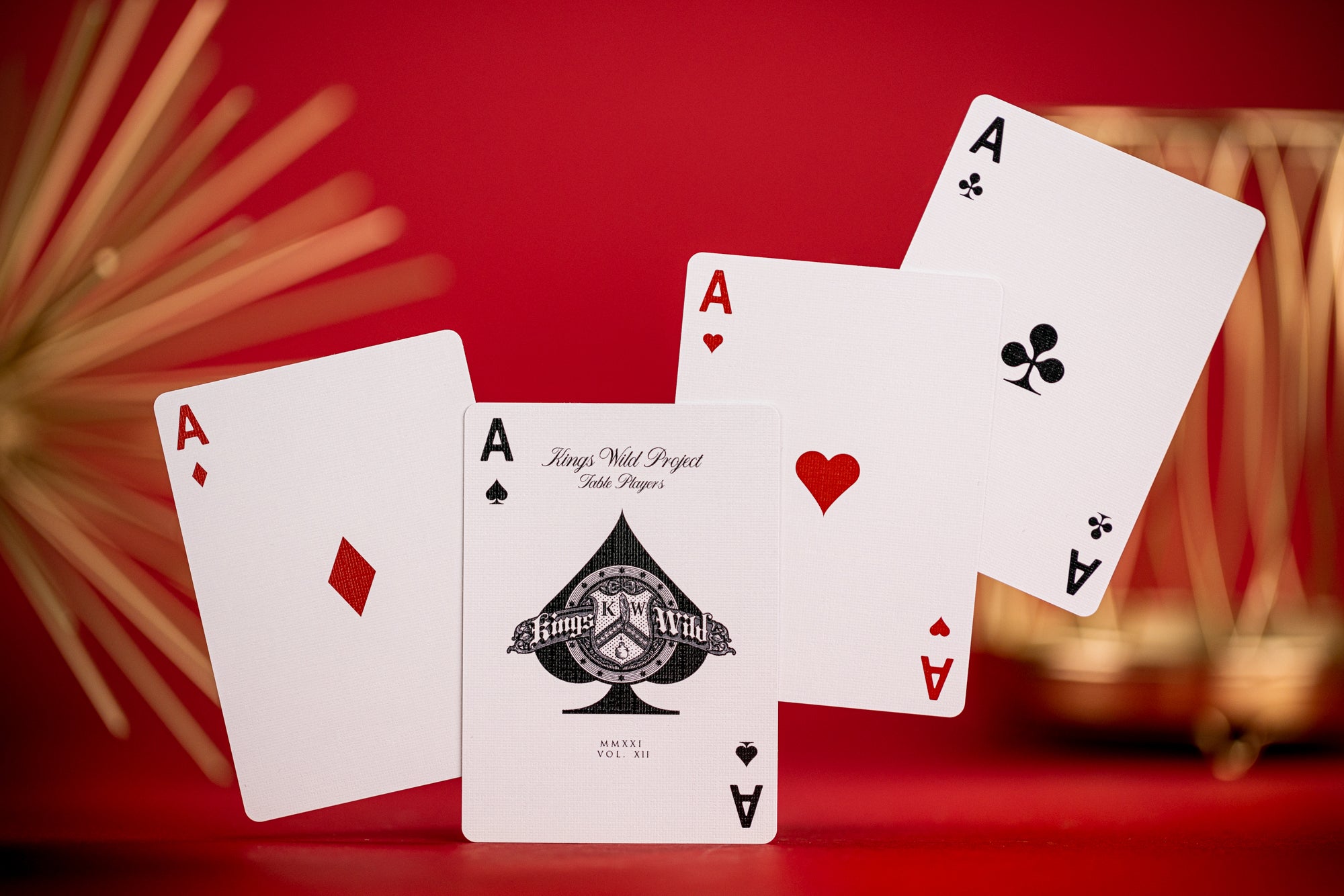 Premium Luxury Playing Cards - Table Players Vol. 12 - High Quality Poker & Card Games Accessories - Perfect for Casino Nights, Poker Parties & Magic Tricks