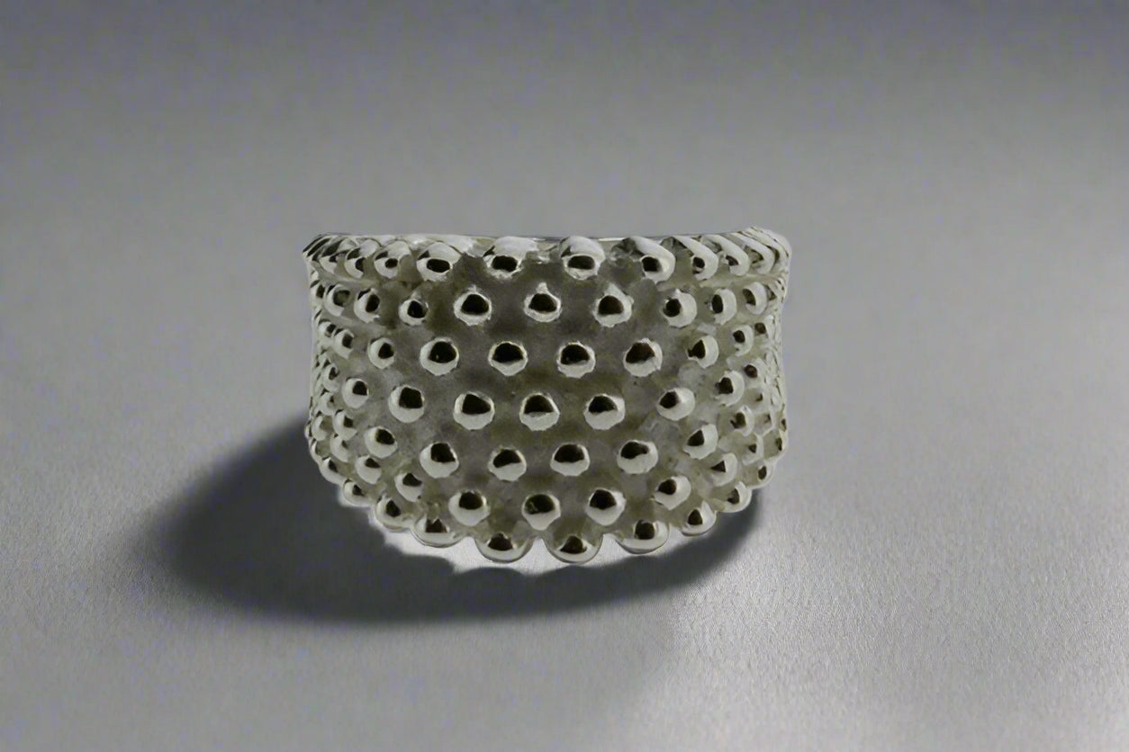 Fizzy Wedge Ring - Sterling Silver Stackable Band for Women - Perfect for Everyday Wear & Gift Giving