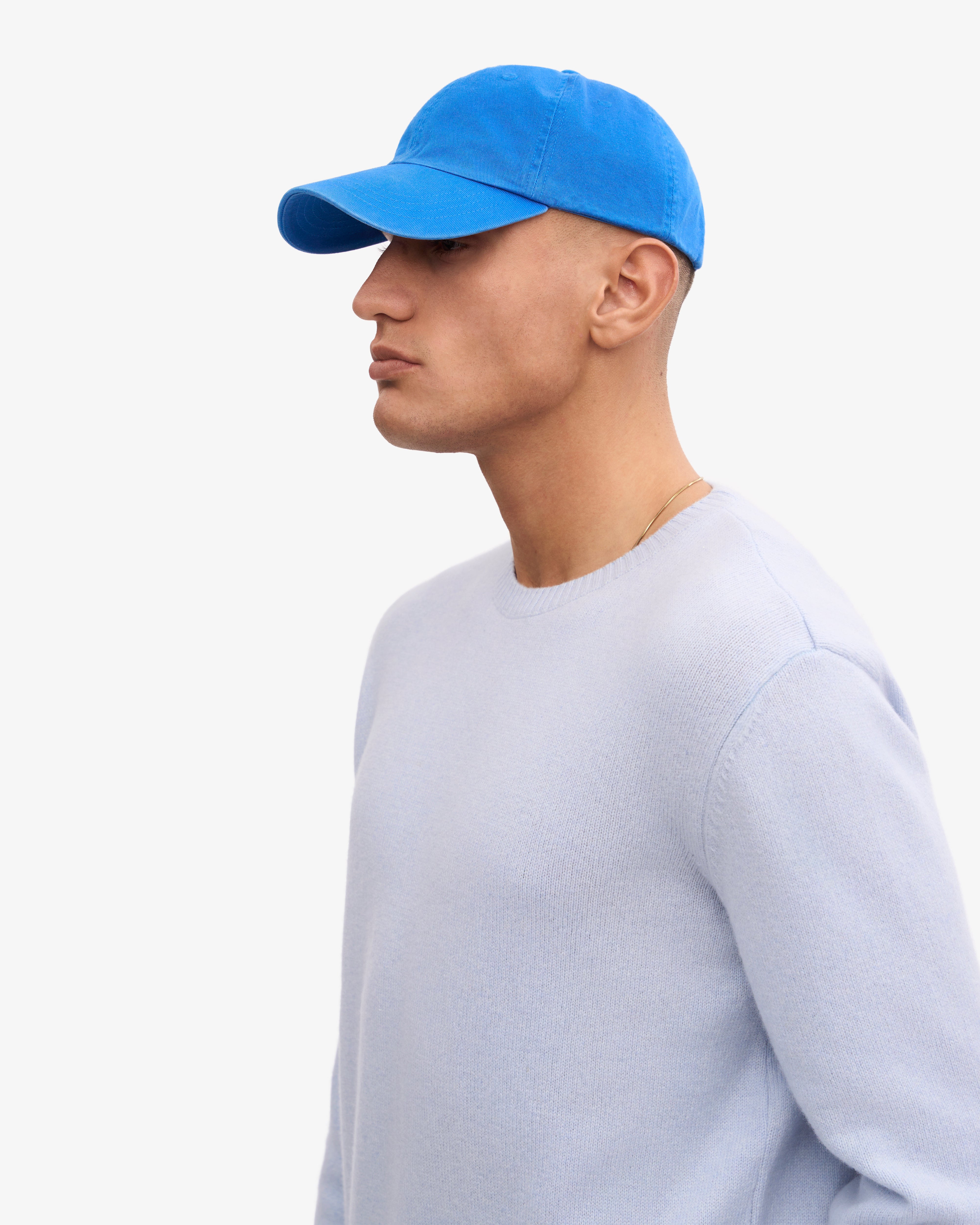 Organic Cotton Cap for Men & Women - Soft & Breathable Pacific Blue Hat for Outdoor Activities, Sports & Casual Wear