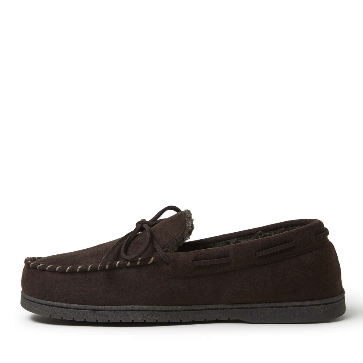 Toby Microsuede Tie Moccasin Slippers - Soft & Comfortable House Shoes for Men & Women - Perfect for Indoor, Lounge & Relaxation at Home