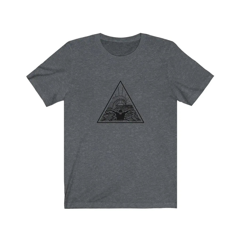Swimcore Unisex Jersey Short Sleeve Tee for Swimming & Water Sports | Comfortable Quick-Dry Activewear for Pool, Beach & Training
