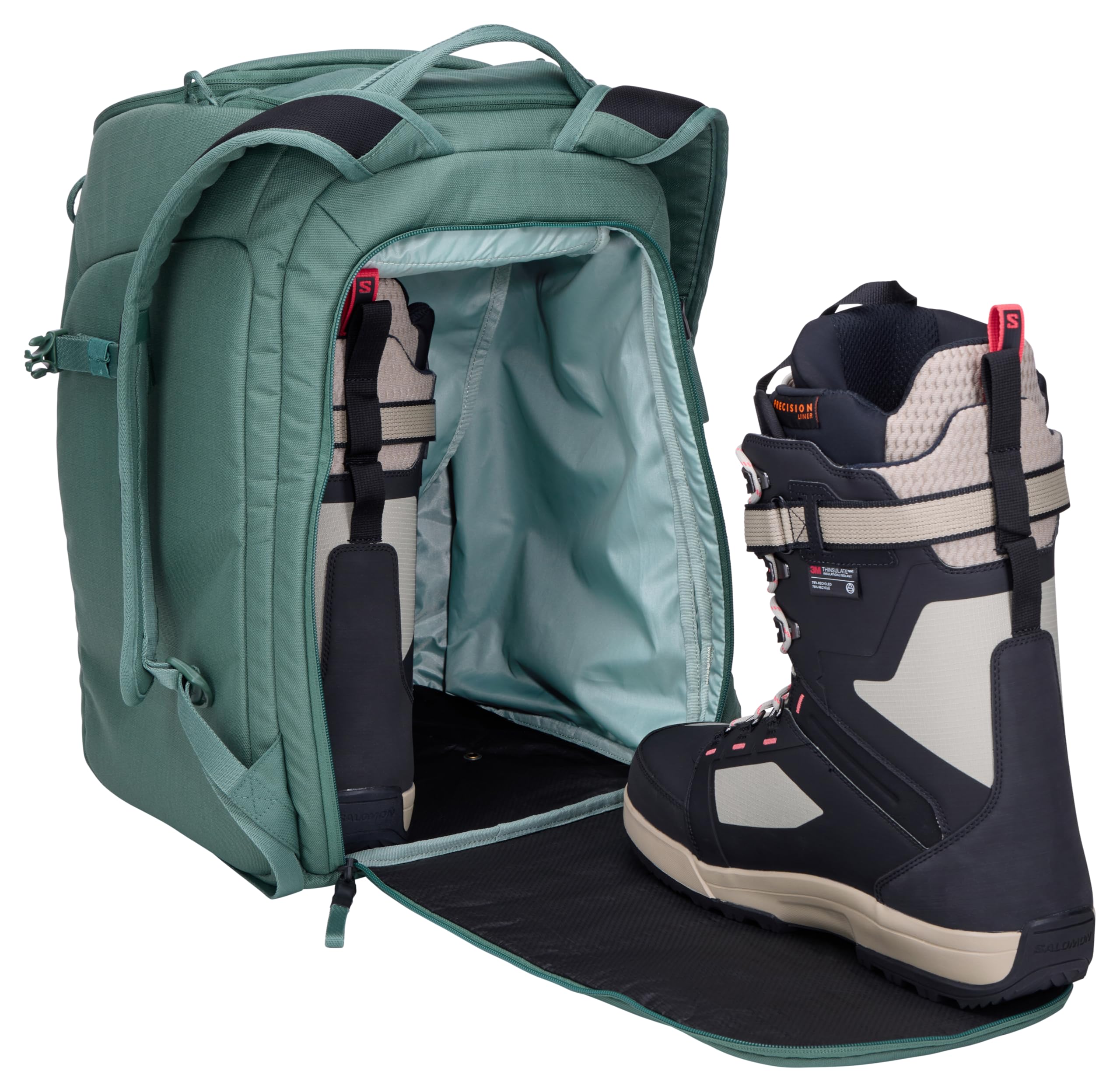 Thule RoundTrip 45L Waterproof Travel Backpack for Hiking, Camping & Air Travel - Durable Boot Storage Bag with Laptop Compartment | Perfect for Outdoor Adventures & Business Trips