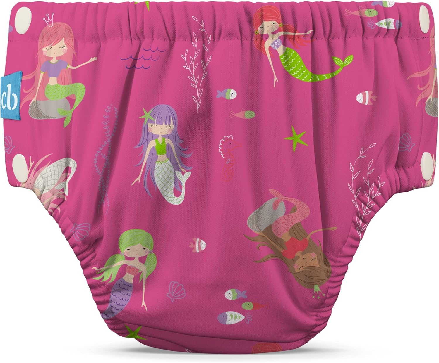 Reusable Swim Diaper with Snap Closure - Medium Size for Babies & Toddlers - Perfect for Pool, Beach & Water Play