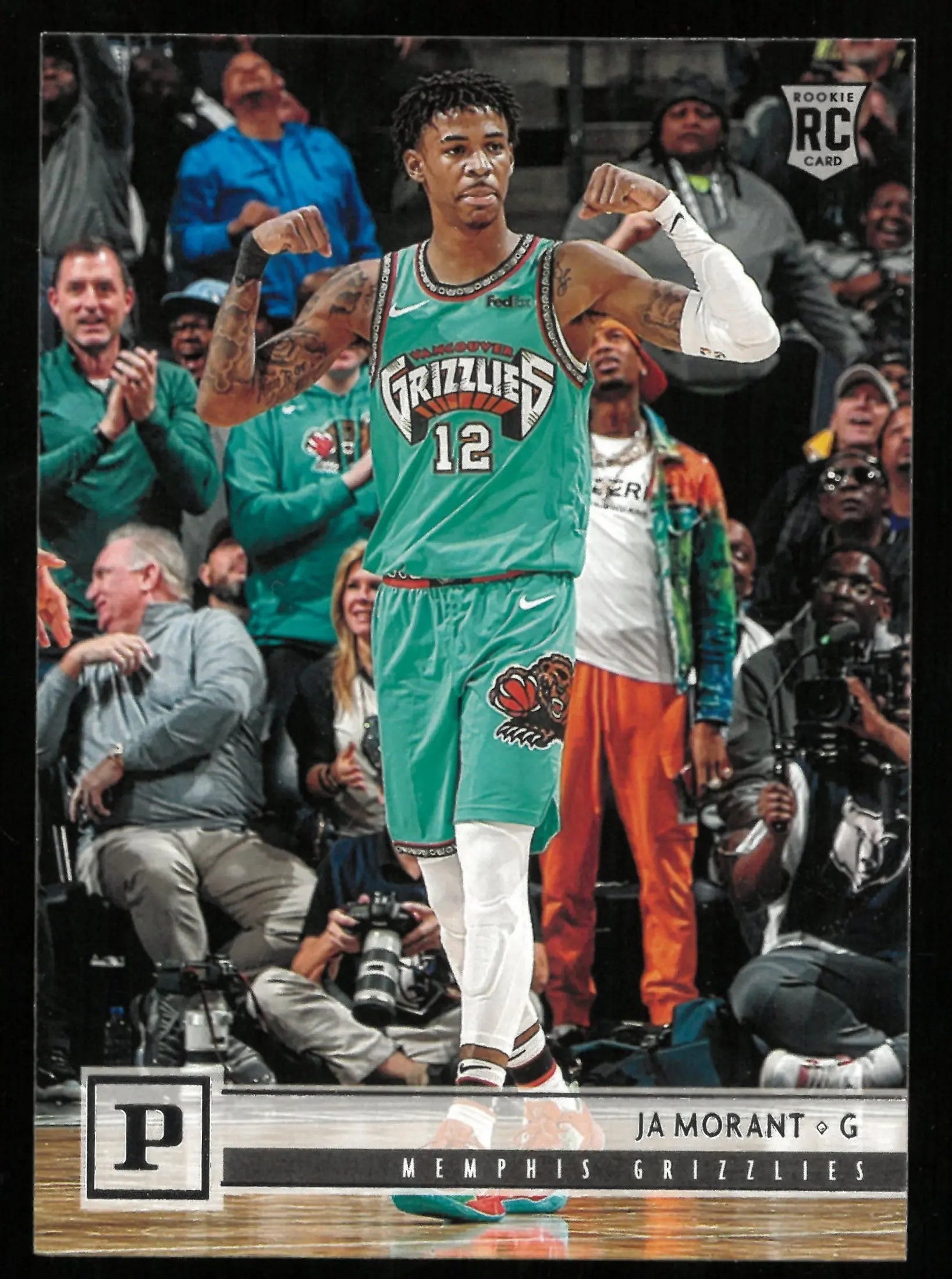 2019-20 Panini Chronicles Basketball Ja Morant Rookie Card RC Feat. Young Dolph - Collectible Sports Memorabilia for NBA Fans & Card Enthusiasts