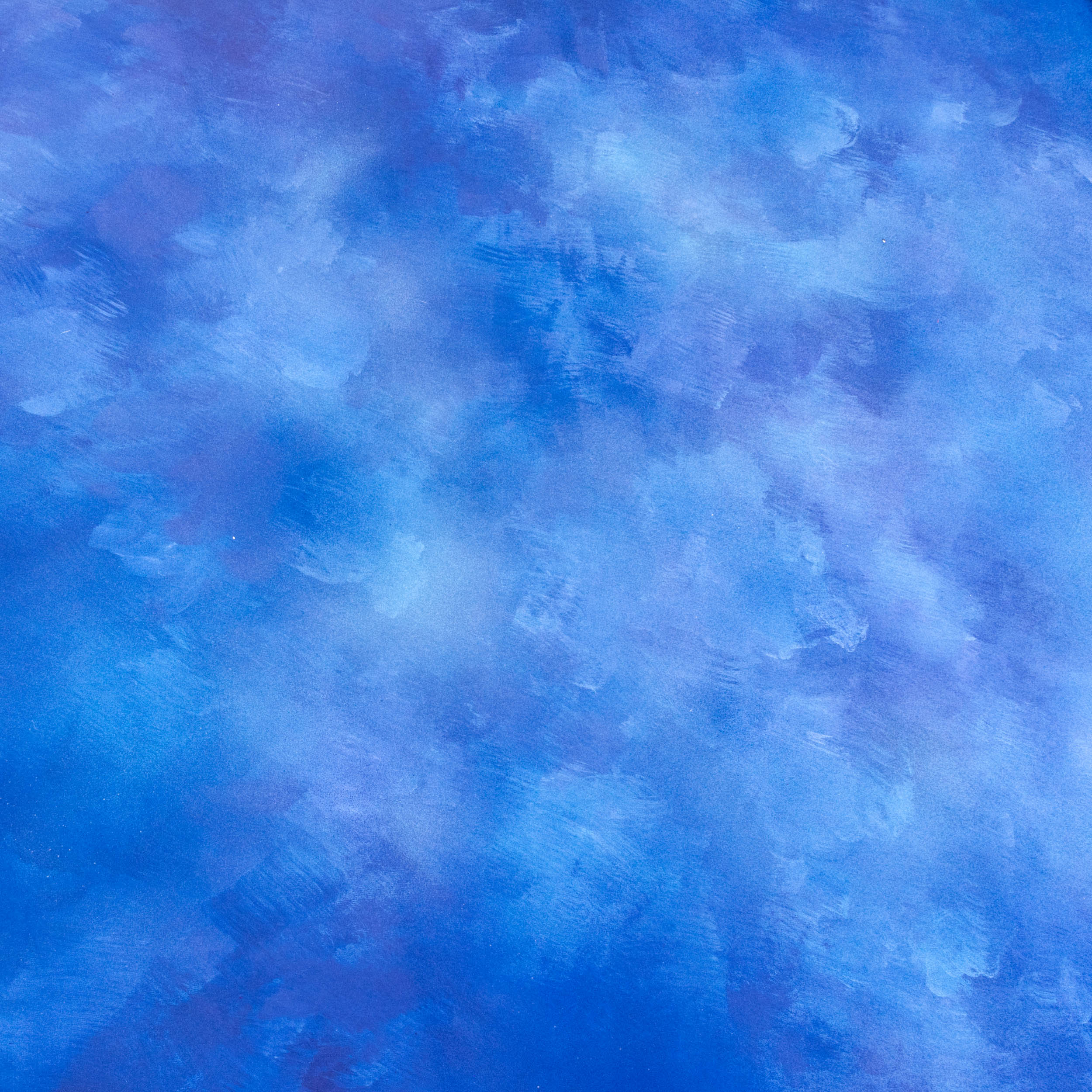 Hand Painted Textured Cloudy Blue Fabric Backdrop 2x3m (6.5x10ft) - Premium Photography Background for Studio, Portraits & Events