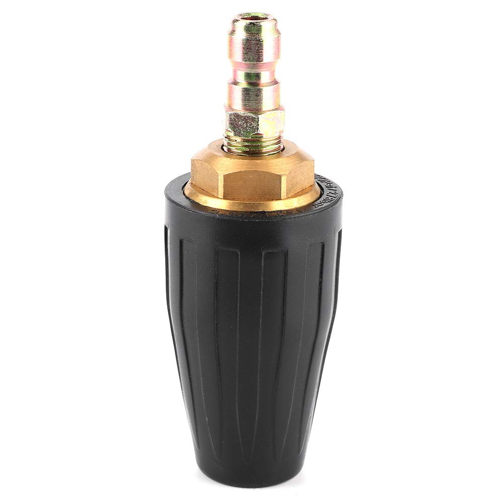SANON 3600PSI High Pressure Washer Turbo Nozzle - 1/4 Inch Quick Connect Rotating Spray Tip for Pressure Washer (3.0 GPM) - Perfect for Driveway, Patio, Deck & Concrete Cleaning