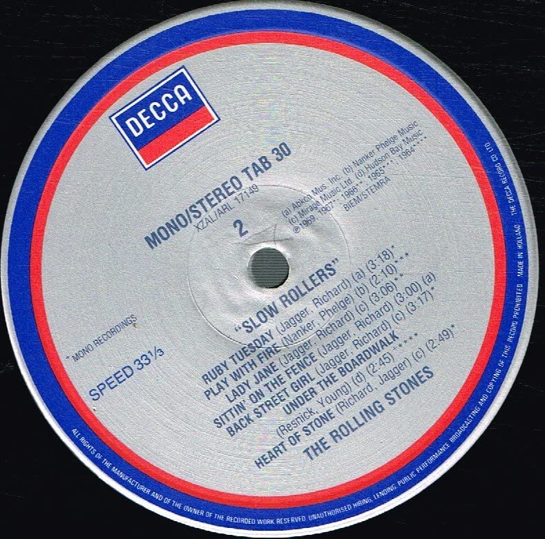 Slow Rollers Vinyl LP - Classic Jazz & Soul Records for Relaxing Evenings & Vinyl Collectors
