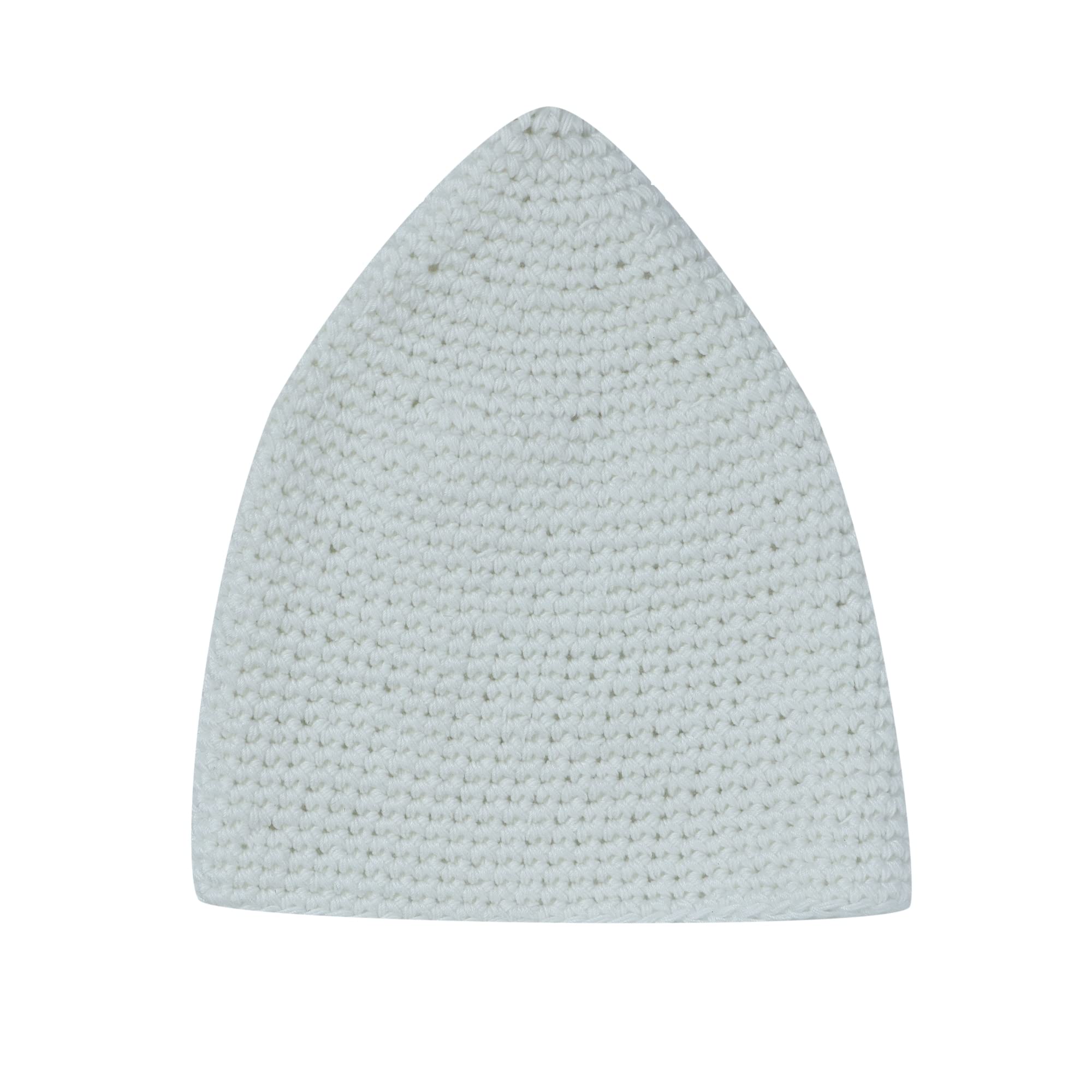 Handmade Crochet Cotton White Skull Cap - Soft & Comfortable Winter Beanie for Men & Women - Perfect for Cold Weather, Outdoor Activities & Gifts