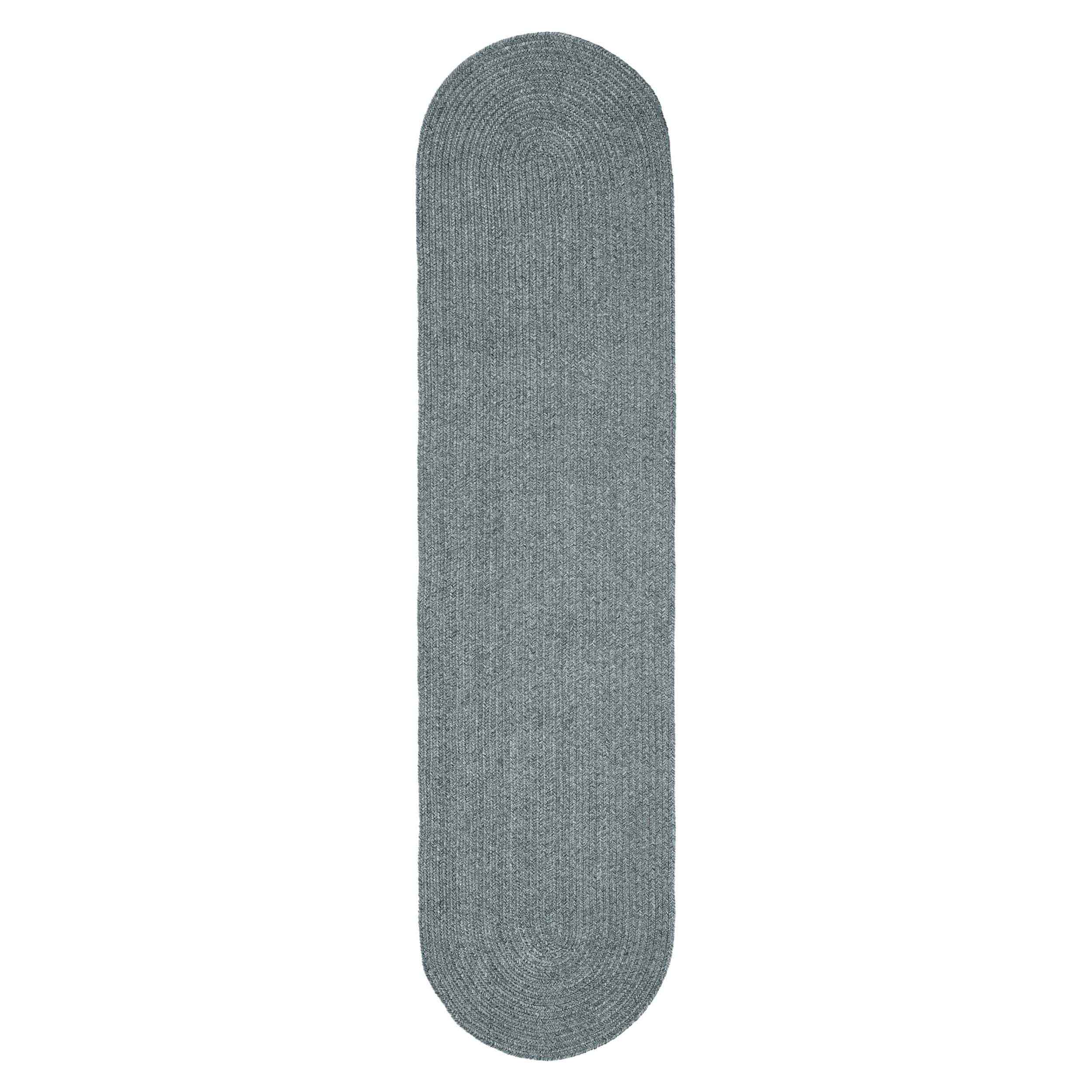 Classic Braided Oval Area Rug - Non-Slip Indoor Outdoor Rug for Living Room, Bedroom, Patio & Deck - Soft & Durable Home Decor