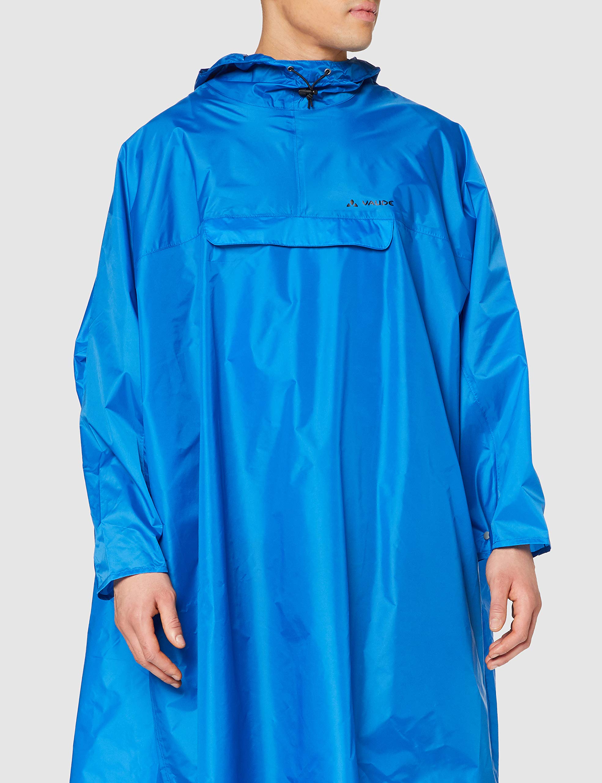 VAUDE Men's Waterproof Hiking Backpack Poncho - Lightweight Rain Cover for Outdoor Camping, Trekking & Travel Adventures