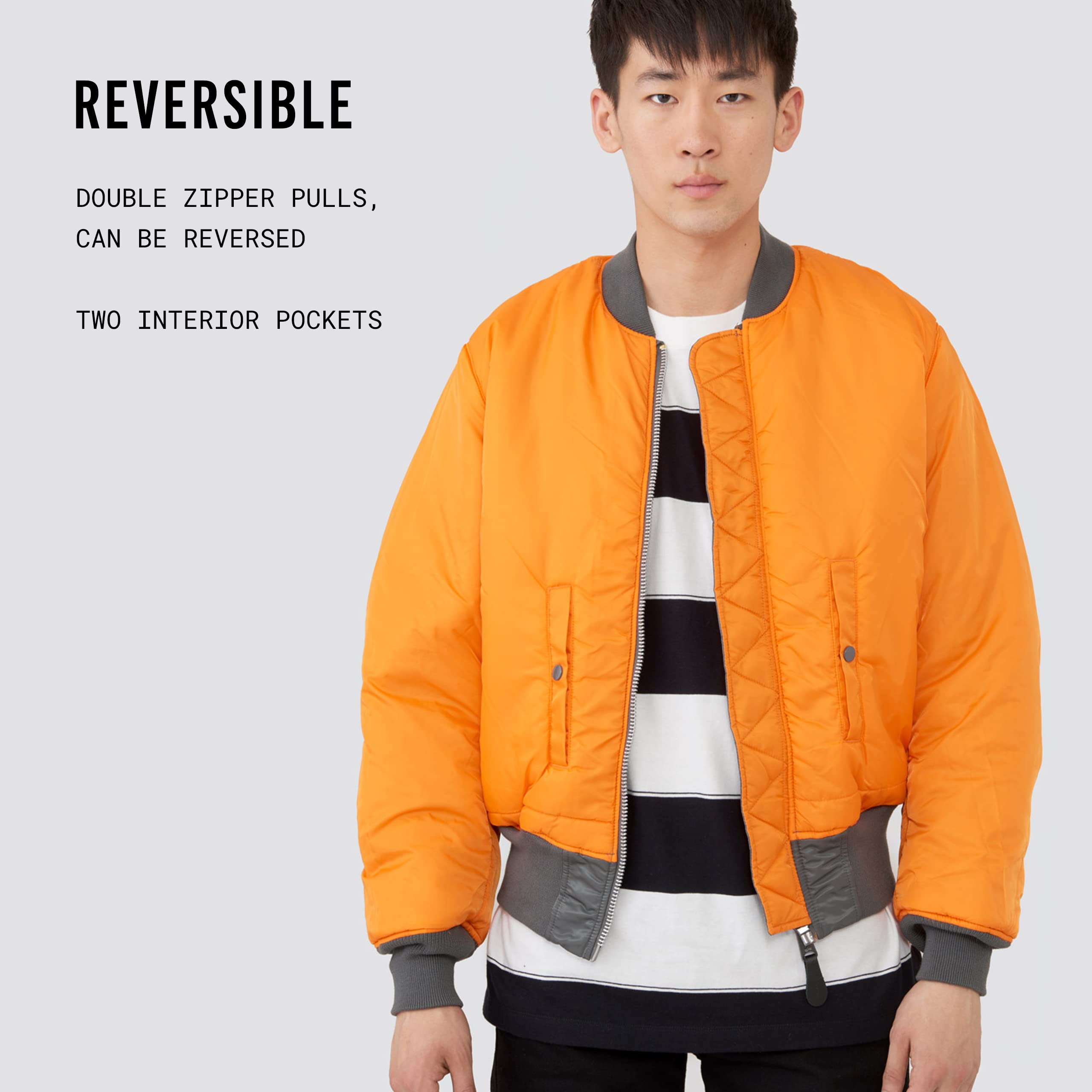 Alpha Industries MA-1 Bomber Flight Jacket for Men - Classic Military Pilot Jacket with Water-Resistant Nylon - Perfect for Aviation Enthusiasts & Streetwear Fashion