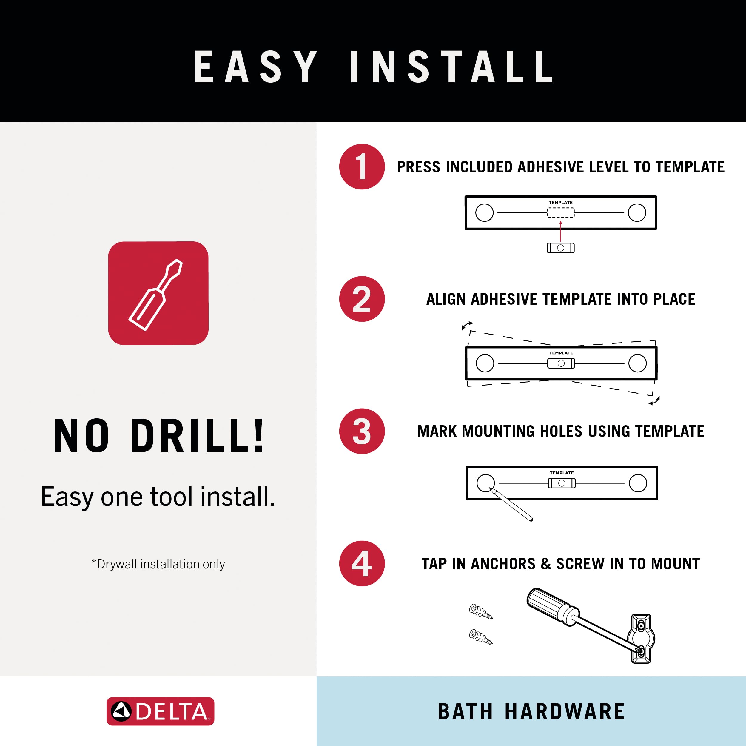 Delta Faucet 76450 Ashlyn Chrome Toilet Paper Holder - 9 x 4 x 2.5 Inches Bathroom Tissue Dispenser - Perfect for Modern Bathrooms, Powder Rooms & Guest Baths