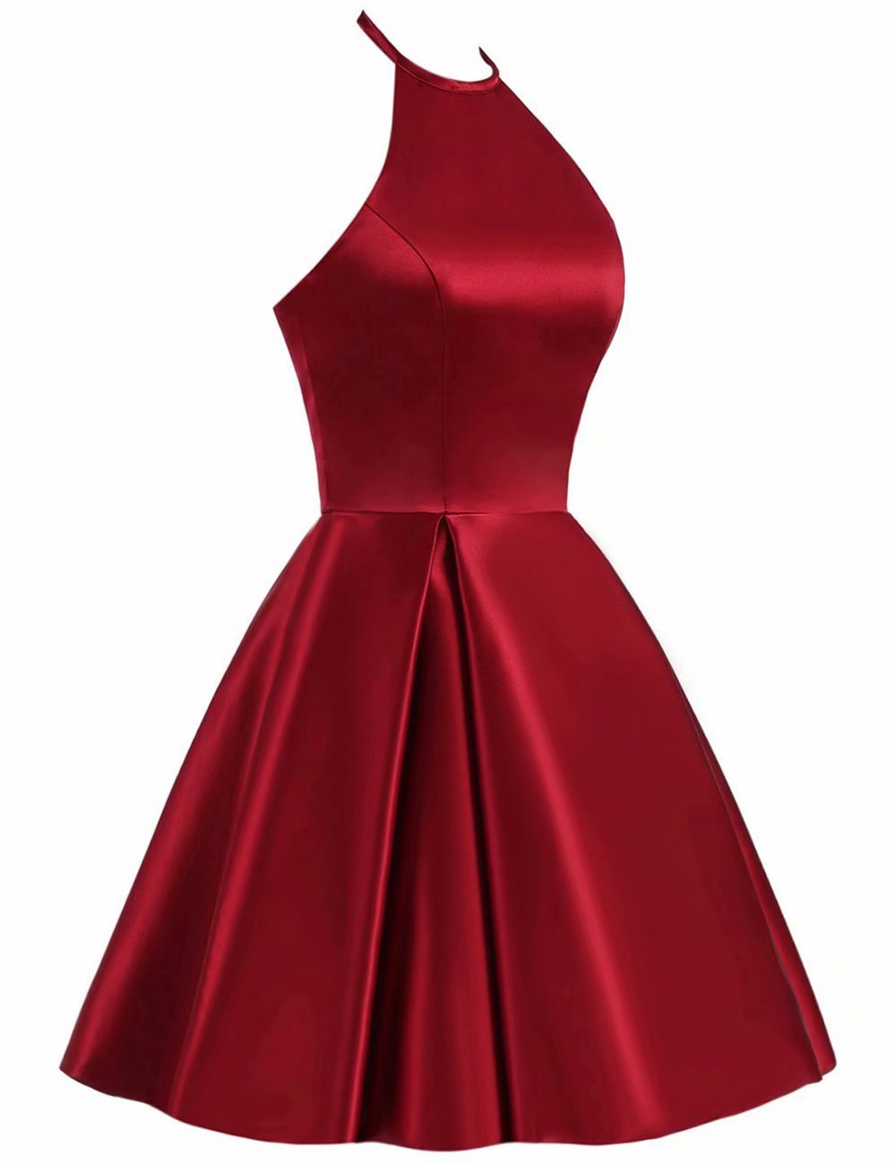Women's Satin Backless Mini Dress - Elegant Strapless Cocktail Party Gown for Homecoming, Evening Events & Special Occasions | Perfect for Prom, Date Night & Formal Gatherings