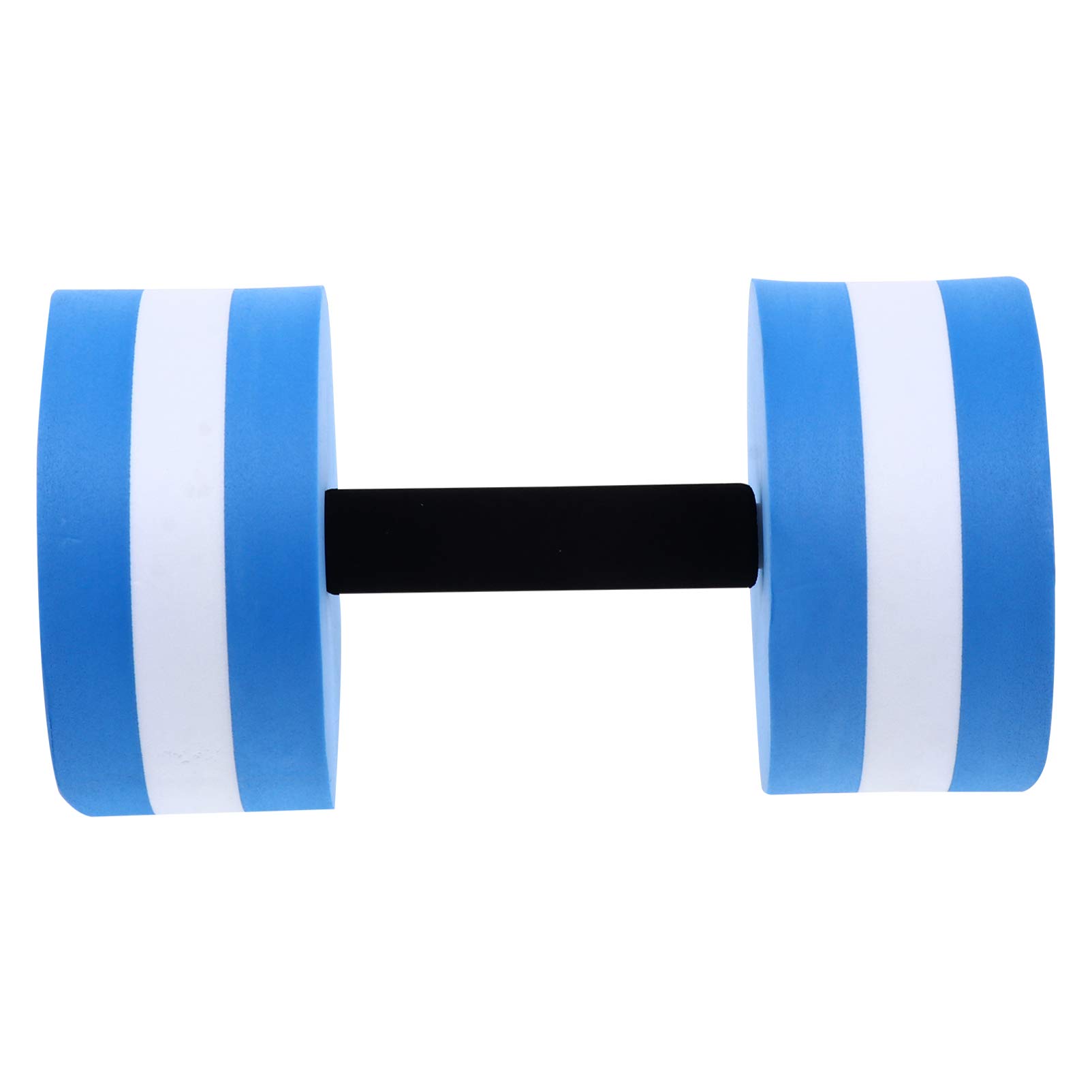 Jojofuny Foam Dumbbell Set - 1 Pair Lightweight Water Dumbbells for Aquatic Aerobics, Pool Fitness & Weight Loss - Perfect for Men & Women Swimming Exercises, Water Resistance Training & Hydrotherapy Workouts