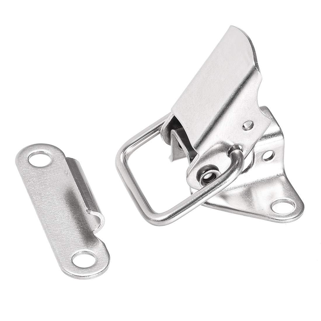 SUS304 Stainless Steel Draw Toggle Latch Clamp 1.61 Inch for Toolbox Case - 2 Pack - Secure Cabinet, Equipment, and Storage Boxes for Workshop or Garage Use