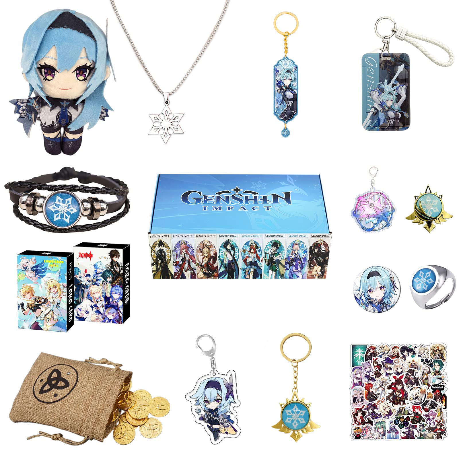 Genshin Impact Merch Box - 2nd Edition All-in-One Anime Gift Set for Fans, Kids & Gamers | Perfect for Cosplay, Collecting & Gaming Decor