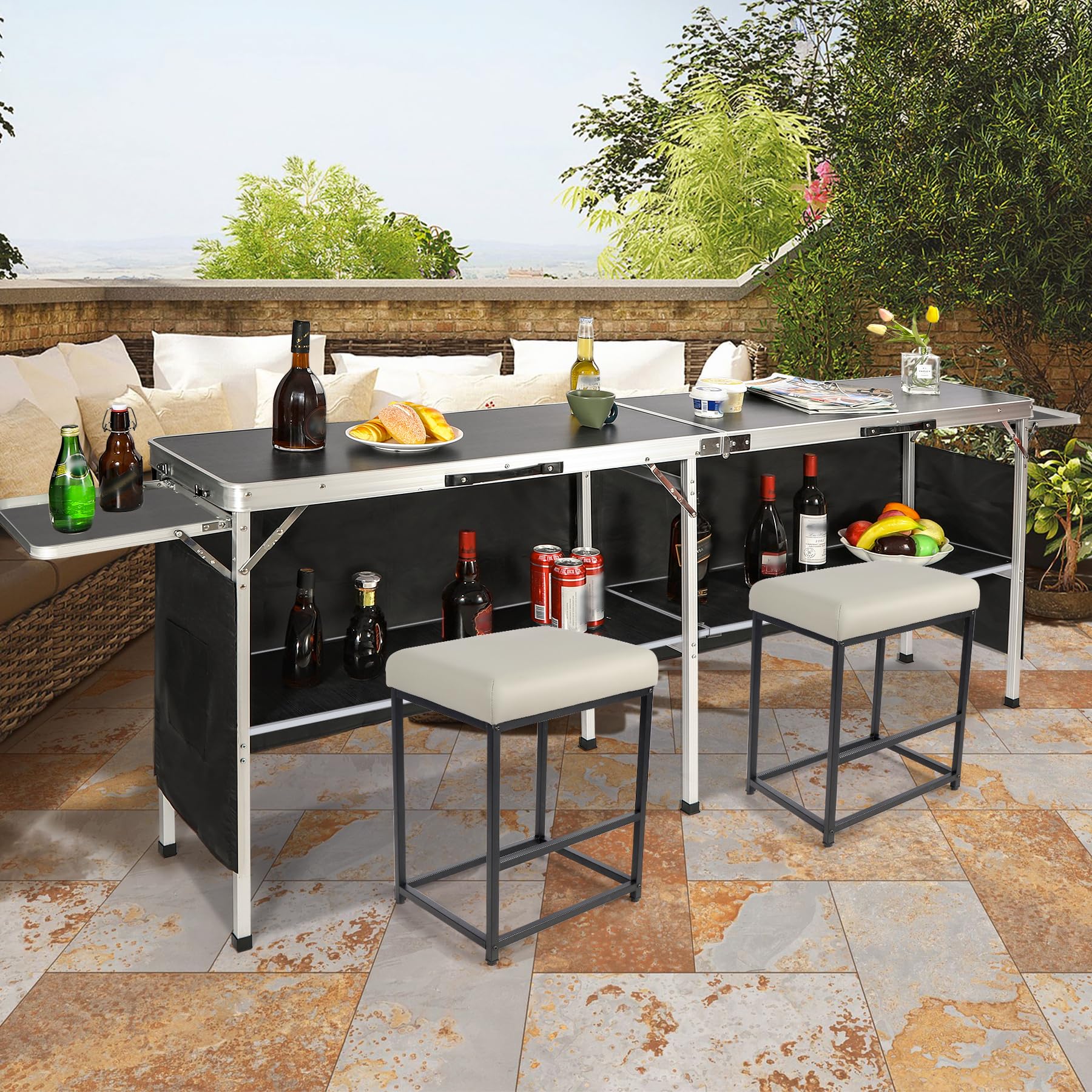 REDCAMP Portable Bar Table - 102