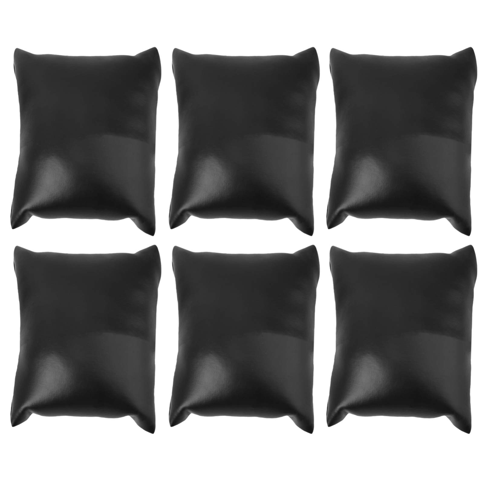 Baluue Black PU Leather Watch Pillow - Jewelry Display Cushion for Bracelets, Bangles & Watches - Decorative Bed & Display Pillow for Jewelry Stores, Home Decor & Gift Packaging