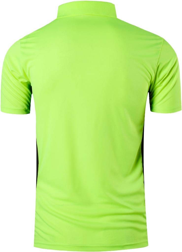 jeansian Men's Quick Dry Polo Shirt 3-Pack - Moisture Wicking Athletic Tee for Golf, Tennis & Outdoor Sports | Lightweight & Breathable for Active Lifestyles