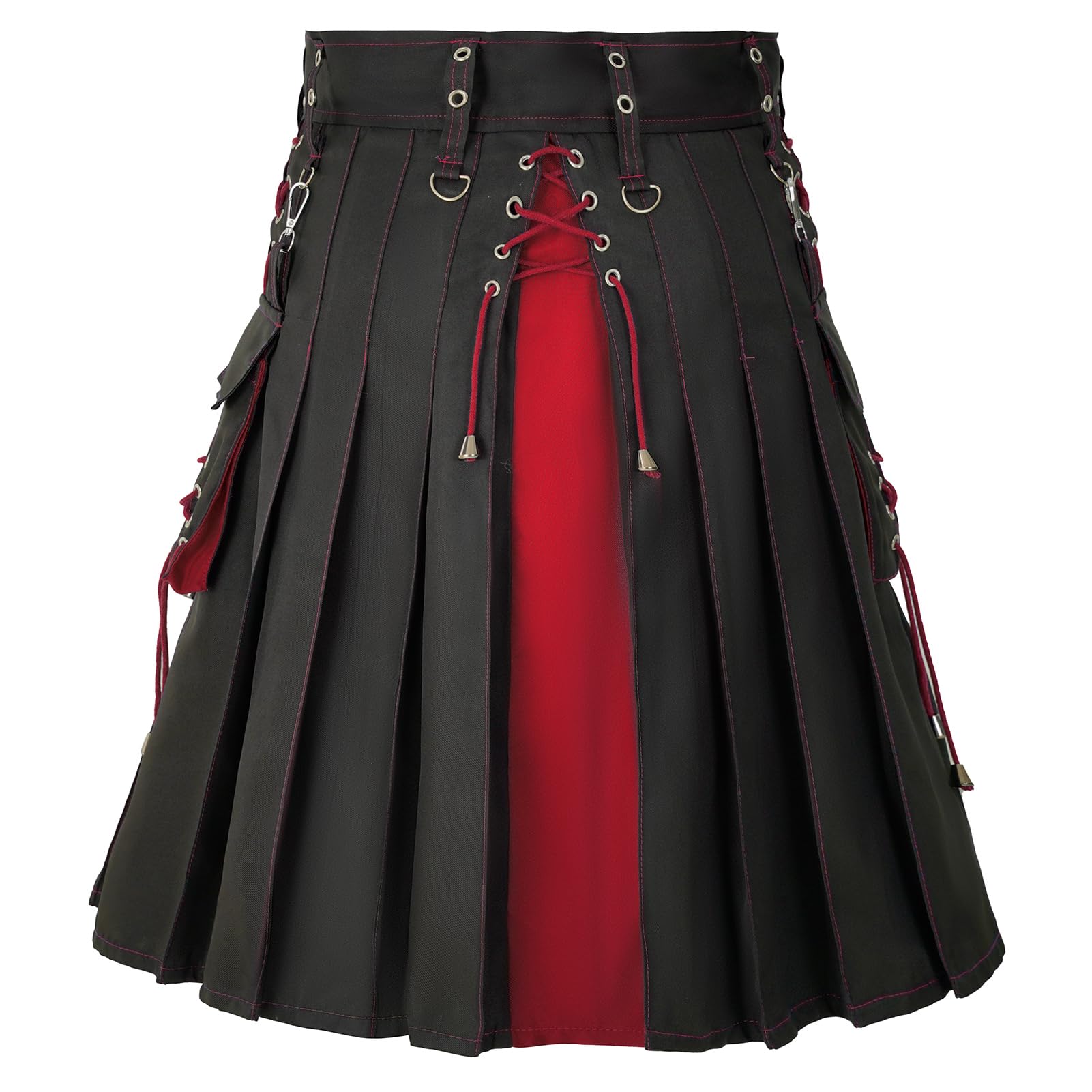 Traditional & Modern Scottish Kilt for Men - Premium Tartan Utility Kilt with Adjustable Buckles | Perfect for Weddings, Highland Games & Cosplay