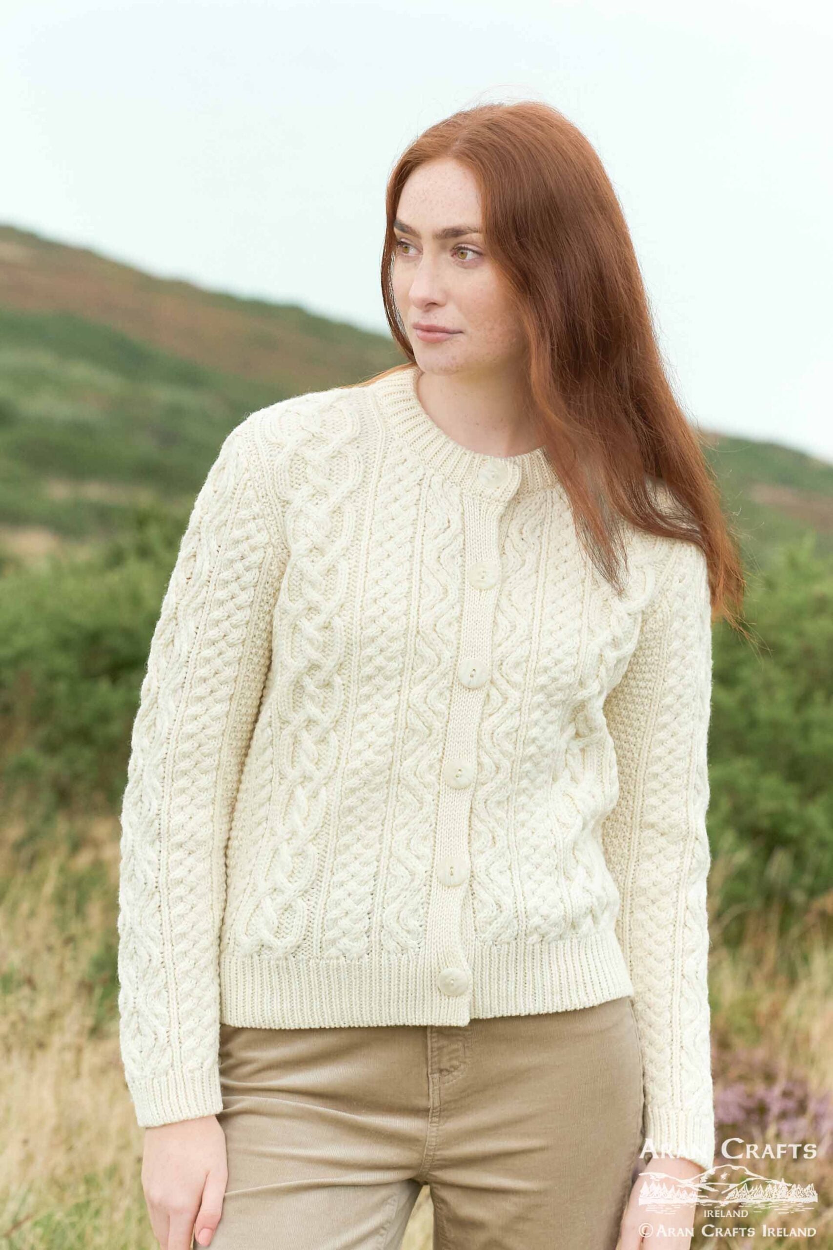 Tramore Women's Short Button Cardigan Sweater - Soft Knit Lightweight Open Front Cover Up - 3 Colors (Black, Beige, Gray) - Perfect for Office, Date Night & Casual Outings
