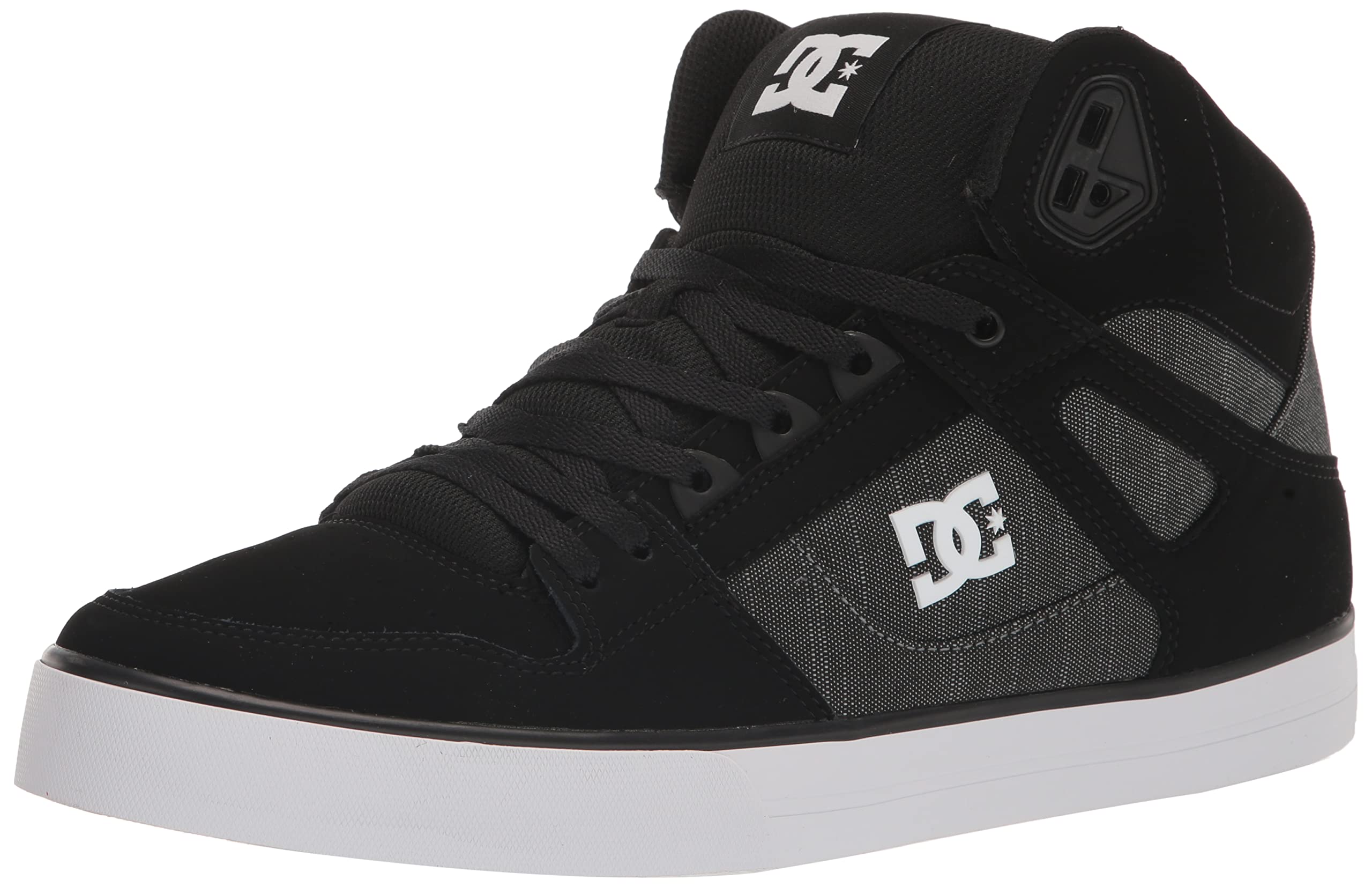 DC Men's Pure High Top Skate Shoes - Casual Sneakers for Streetwear & Skateboarding | Durable Comfort for Everyday Wear