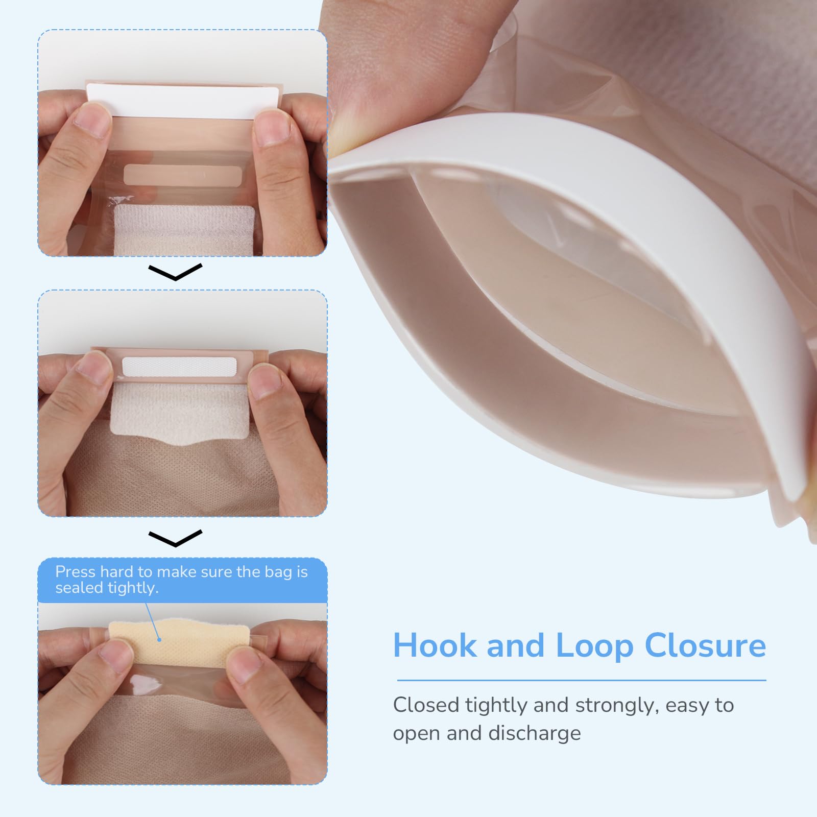 22-Piece Ostomy Supply Kit - 2-Piece Drainable Colostomy Bags with Closure for Ileostomy Stoma Care (16 Bags + 6 Skin Barriers) - Cut-to-Fit Up to 70mm - Ideal for Daily Use, Travel & Post-Surgery Recovery