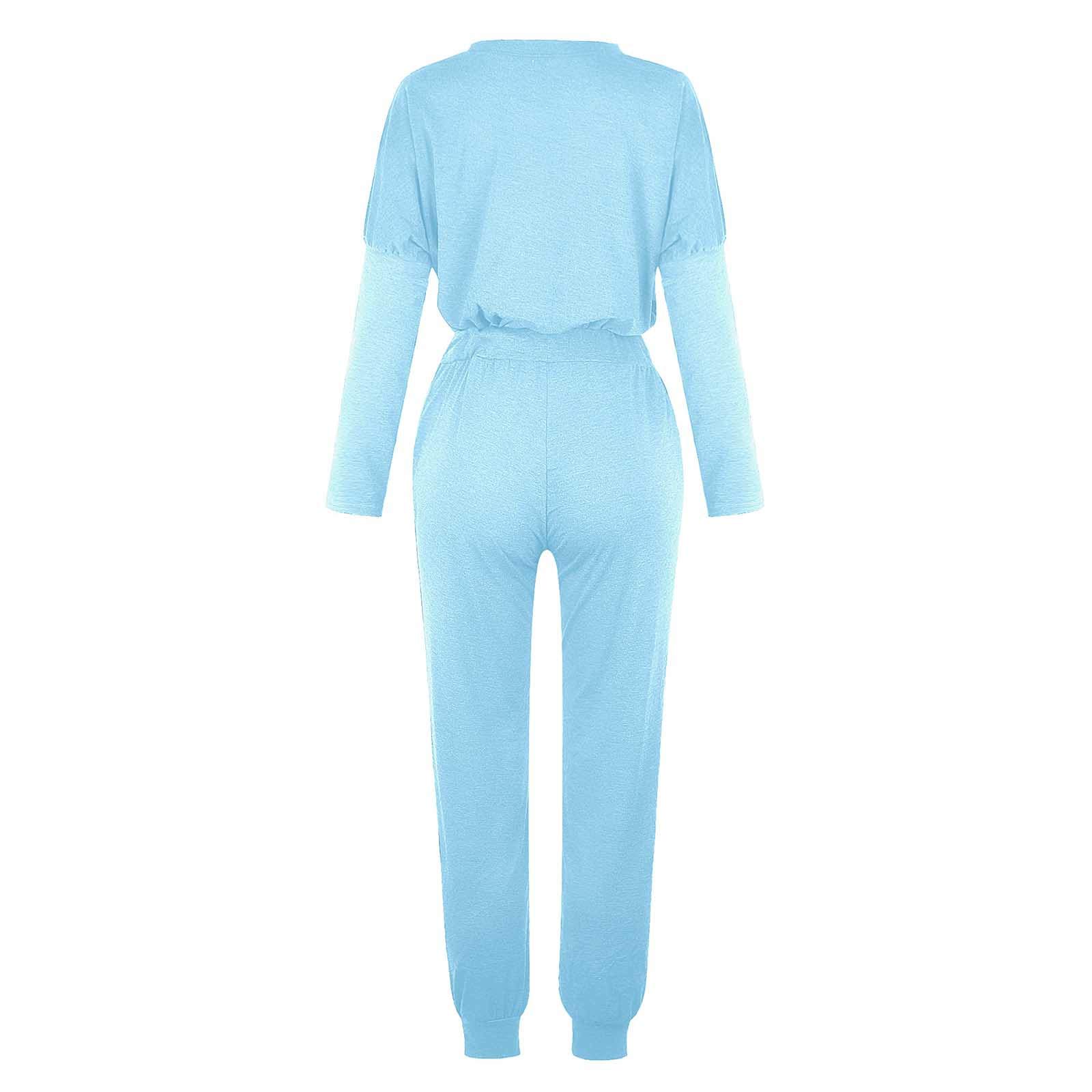 Women's Lounge Sets - Soft & Stylish Sweatsuits & Jogger Outfits | 2-Piece Long Sleeve Tracksuit Pants Set | Trendy Fall 2024 Workout & Casual Wear | Perfect for Home, Gym, Running Errands & Relaxing