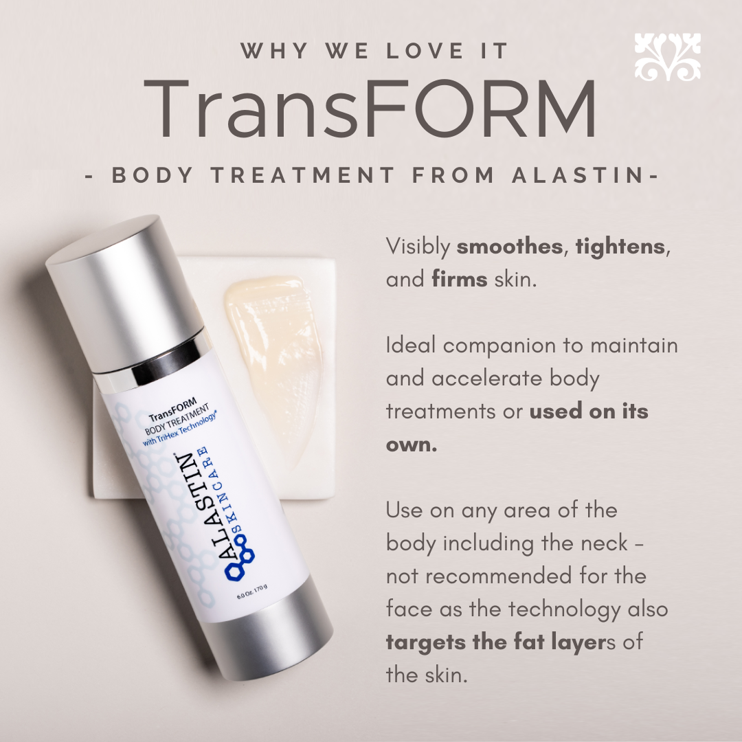 Alastin TransFORM Body Treatment - Anti-Aging Skin Care Cream for Firming & Tightening - Perfect for Post-Pregnancy, Weight Loss & Cellulite Reduction