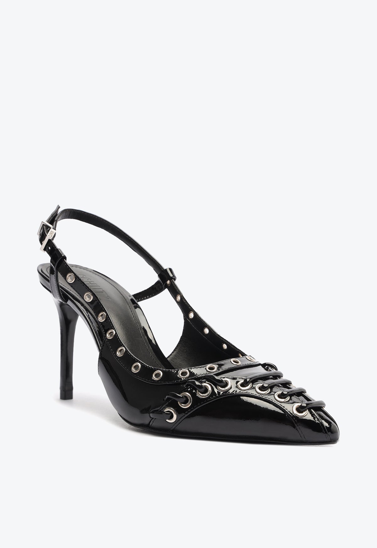 Ruth Patent Leather Pump - Women's Classic Pointed Toe High Heel Dress Shoes for Office, Party & Wedding - Elegant & Comfortable Formal Pumps
