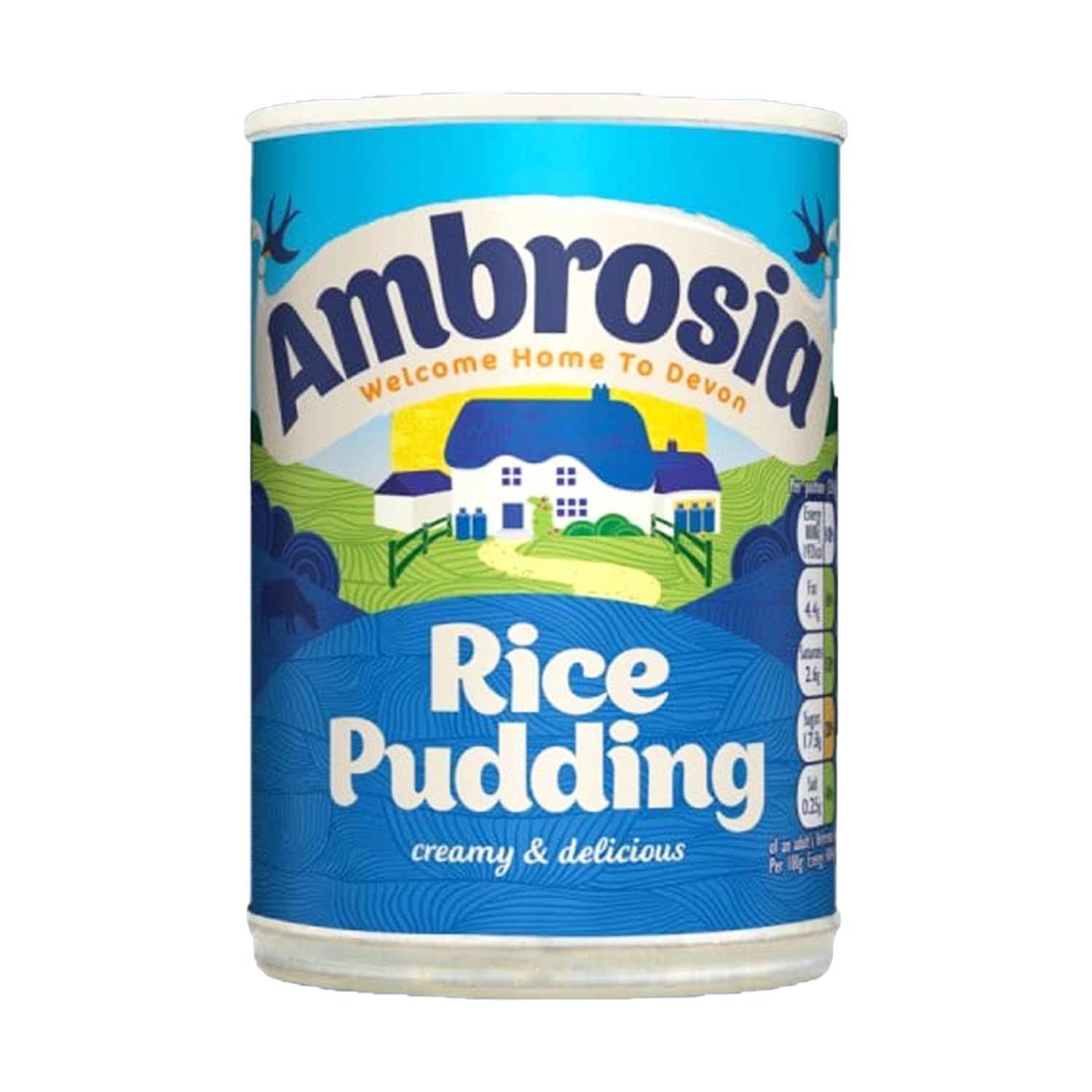 Ambrosia Creamed Rice Pudding 400g (Pack of 12) - Delicious & Creamy Dessert for Parties, Snacks & Comfort Food