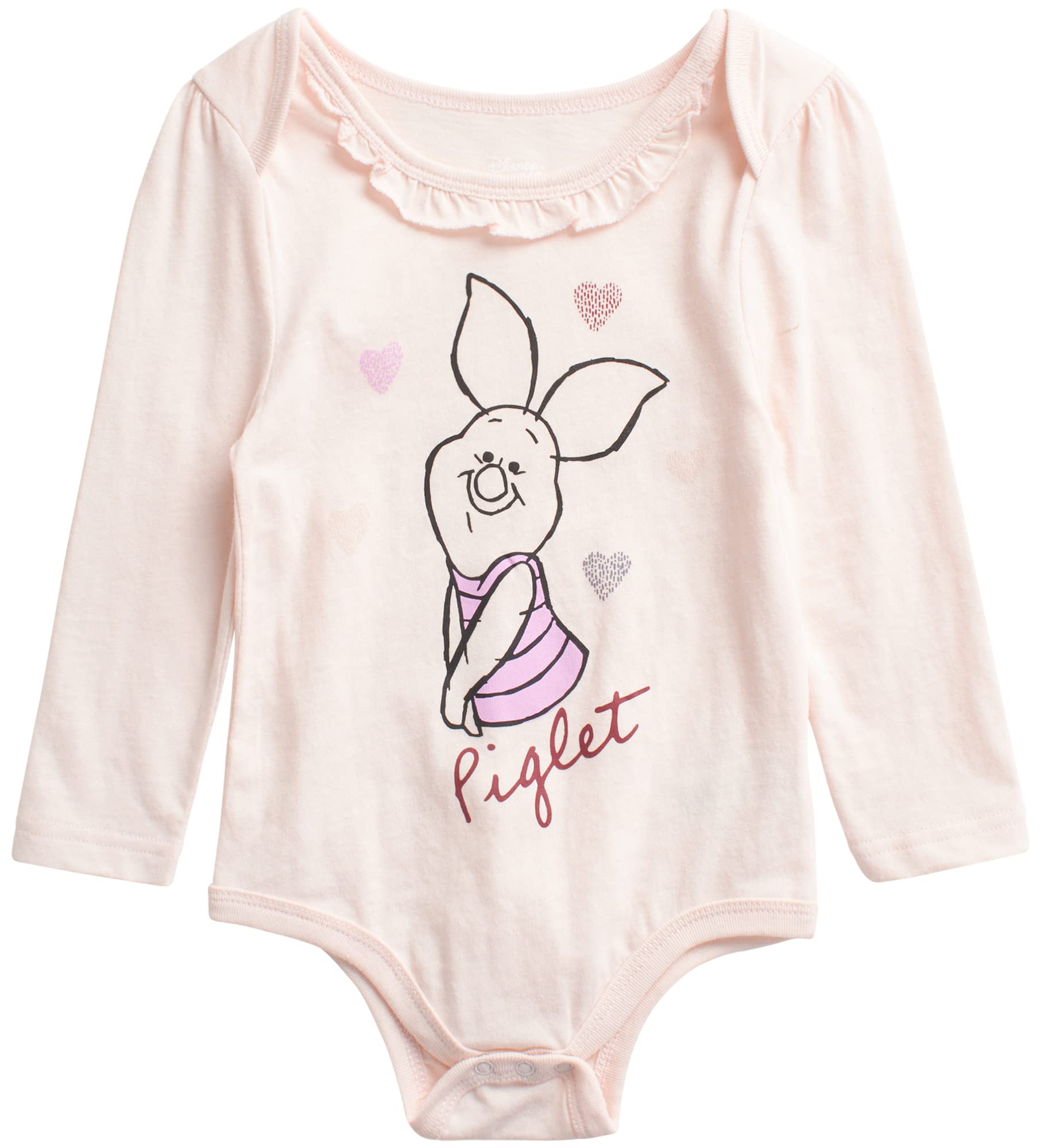 Disney Baby Girls' 3-Piece Pants Set - Minnie Mouse, Bambi & Winnie the Pooh Bodysuit, T-Shirt & Sweatpants (0-24 Months) | Cute Outfit for Playdates, Daycare & Family Photos