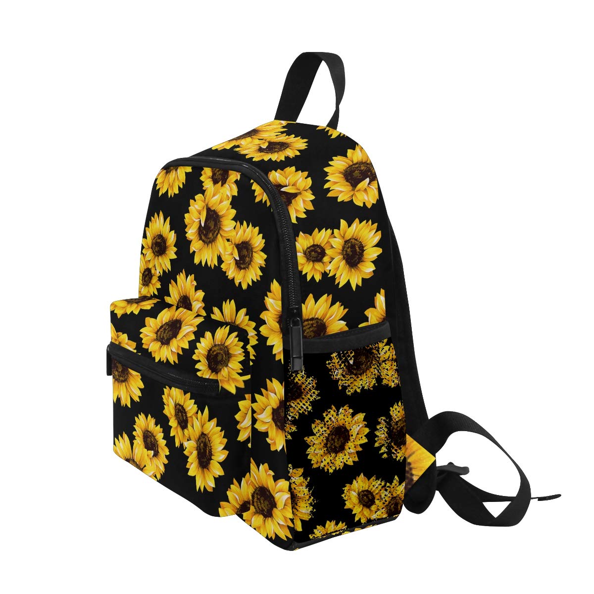 **Sunflower Backpack for Girls - Cute Yellow Floral Toddler Backpack for Preschool, Nursery, Travel & School | Perfect for Daycare, Outings & Daily Use**
