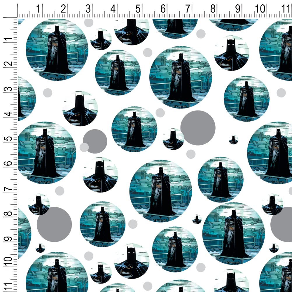 Batman in The Batcave Gift Wrap Paper Roll - Premium Superhero Wrapping Paper for Birthday, Christmas Gifts - Perfect for Comic Book Fans & Batman Collectors