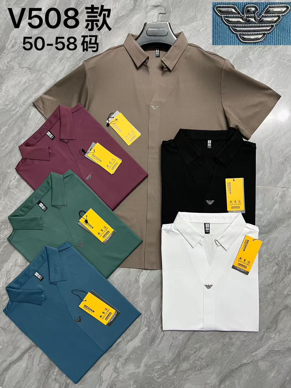 Men's Short Sleeve V-Neck Polo Shirt - Breathable Cotton Casual Tee for Summer | Perfect for Golf, Office & Outdoor Activities