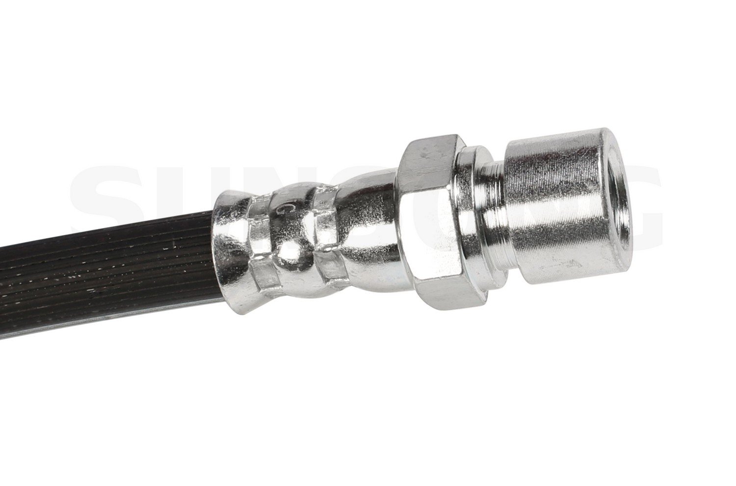 Sunsong 2203580 Brake Hydraulic Hose - High Performance Replacement for Car & Truck Braking Systems - Perfect for Off-Roading, Towing & Daily Commuting